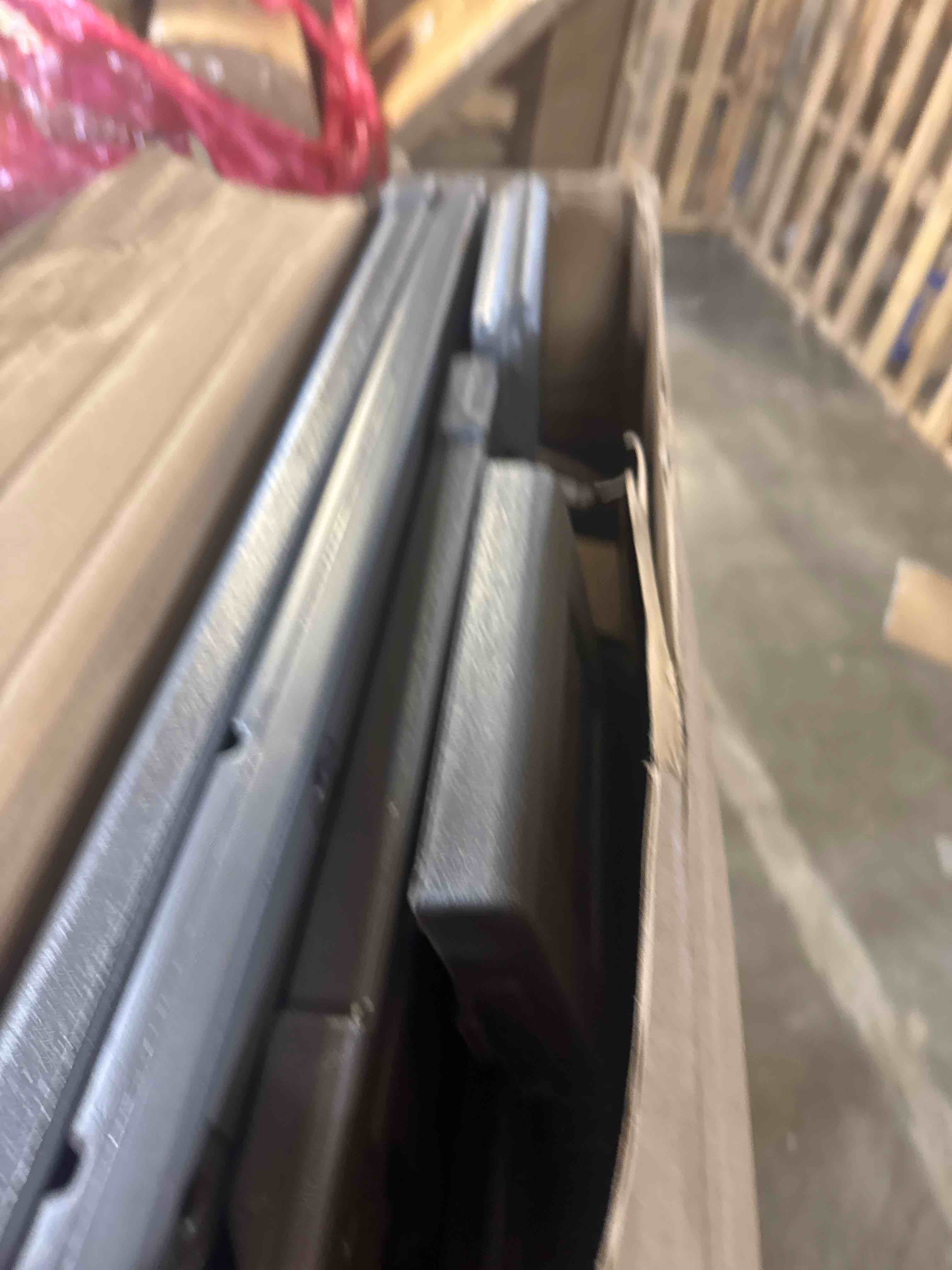 Condition photo showing Good Condition for suncast patio plastic storage & prep station w/ wicker pattern  stoney gray