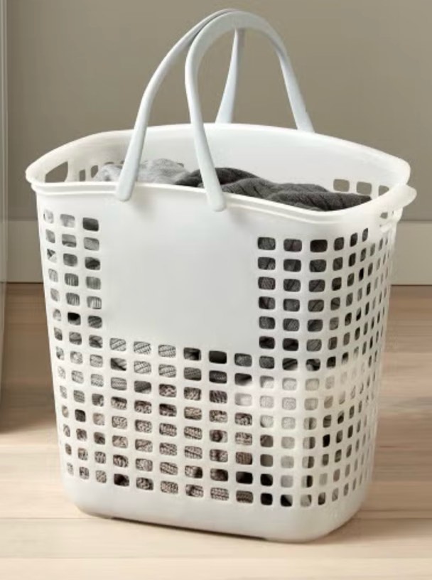 Lifestyle Laundry Basket with Handles ( 16.54" x 12.60" x 14.96")