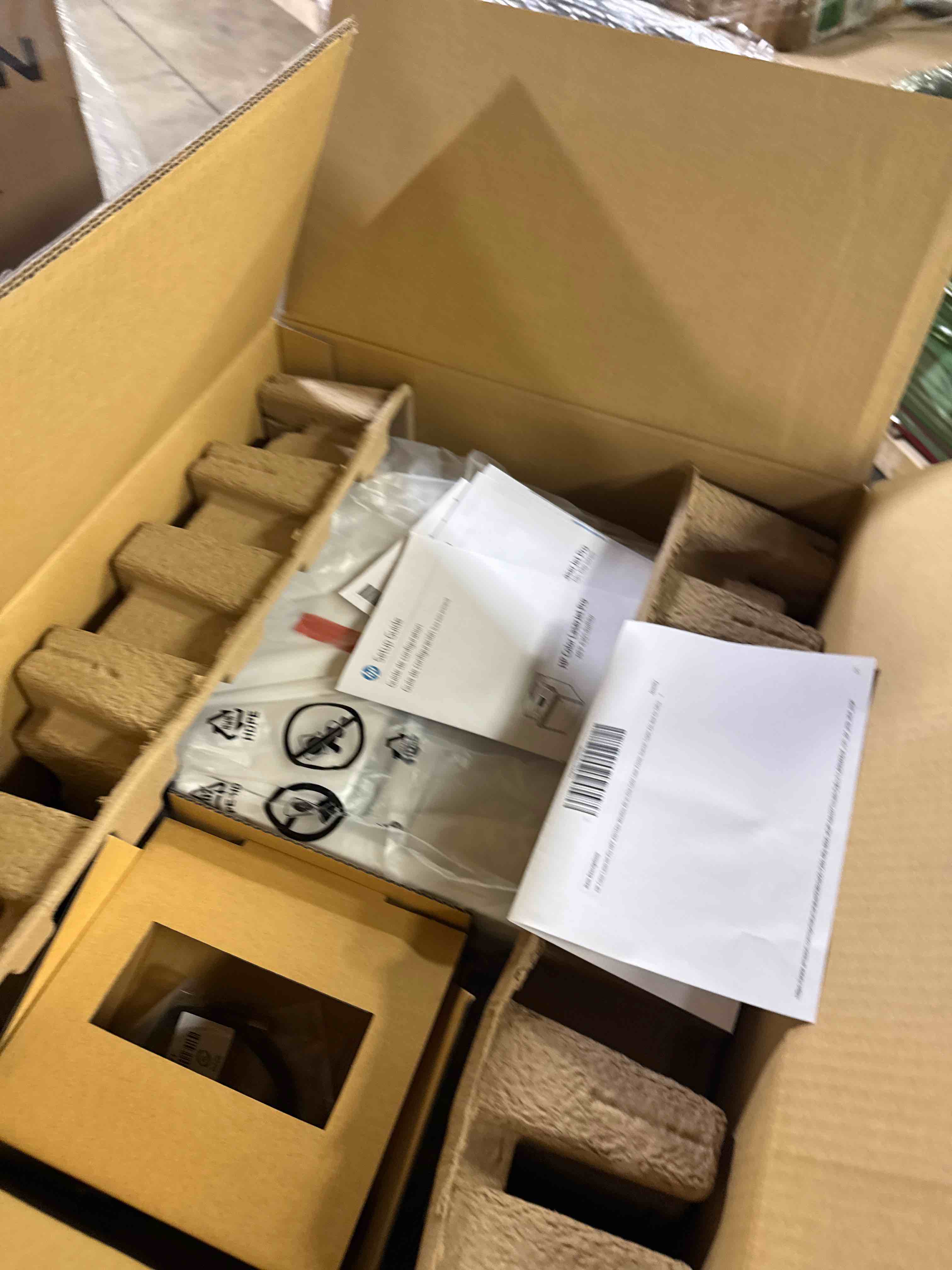 Condition photo showing New/Like New for hp color laserjet pro mfp 4301fdw wireless all-in-one color laser printer, scanner, copier, fax, best-for-office new version
