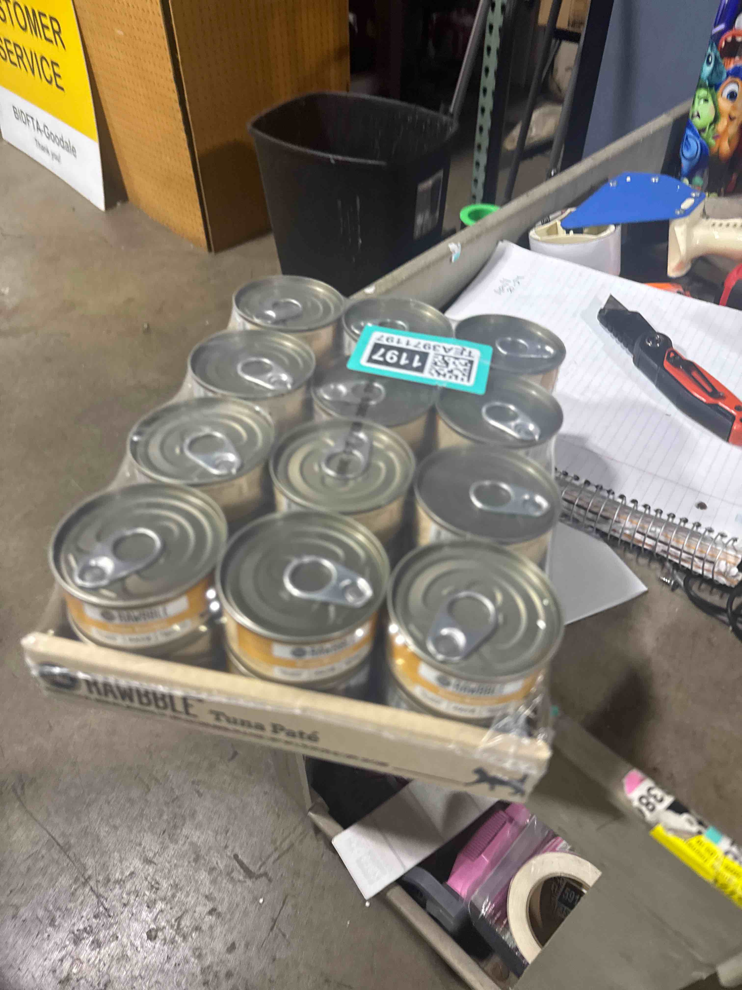 Condition photo showing New/Like New for rawbble® wet food for cats – tuna paté recipe 2.75oz ( 24 can)