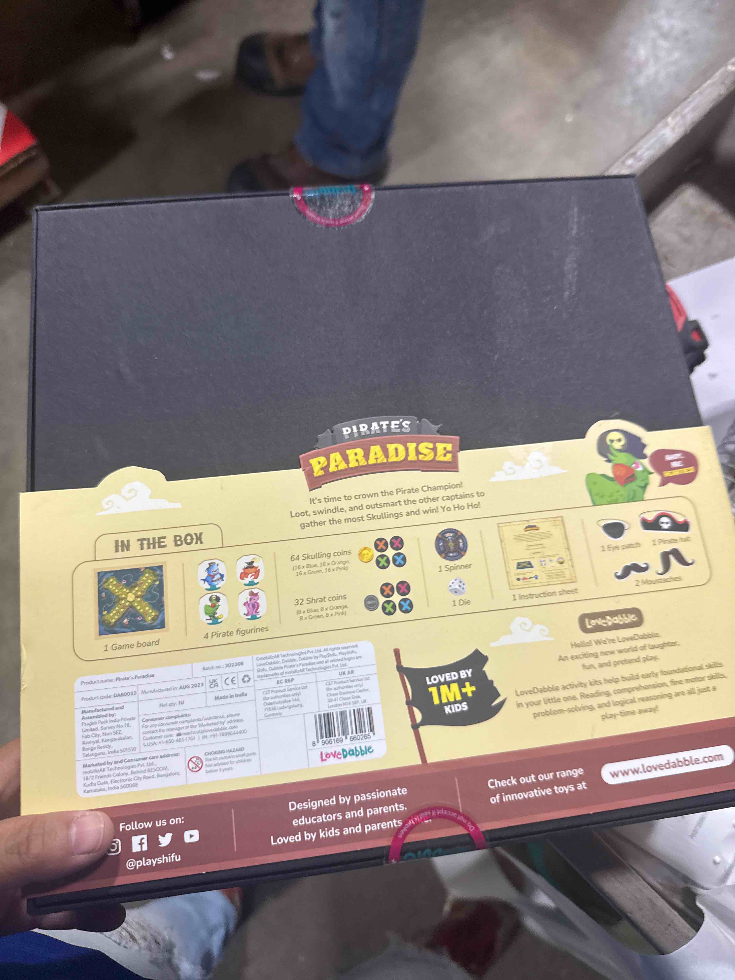 Condition photo showing New/Like New for lovedabble pirate's paradise: conquer the mysterious island! as captain, lead your crew to victory with tactics & loot | board games for family night | gifts for kids