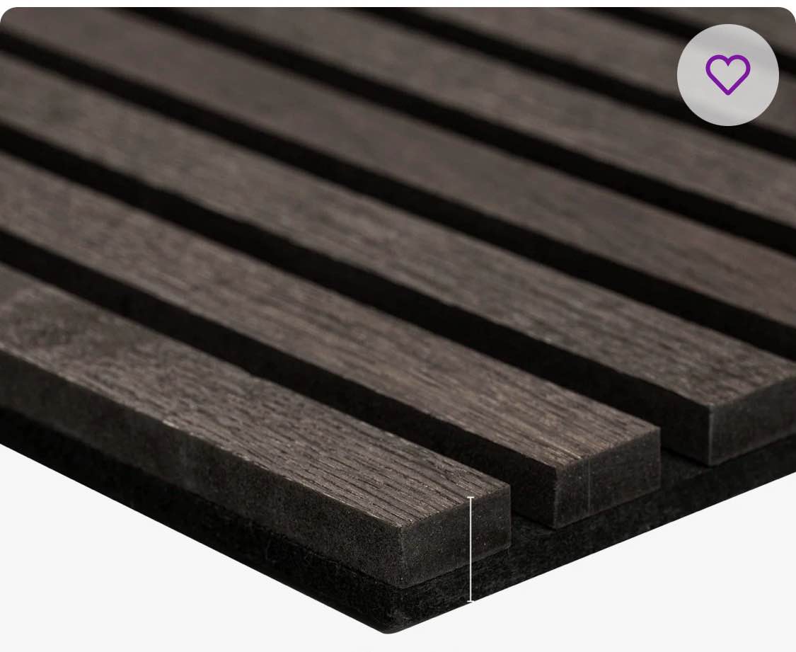 Wooden Slat Acoustic Panel 94” x 24” ( Set of 2)