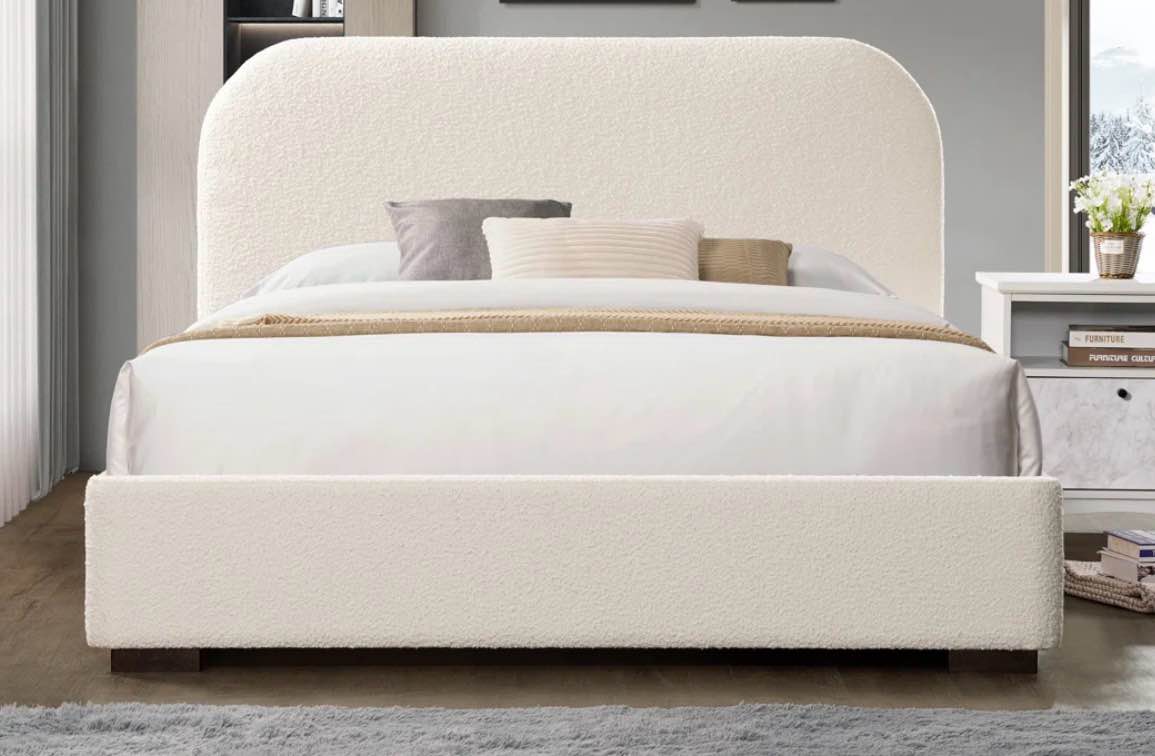 Reigen Boucle Platform Bed ( BOX 1 of 2 ONLY THIS BOX CONTAIS HEADBOARD ONLY)