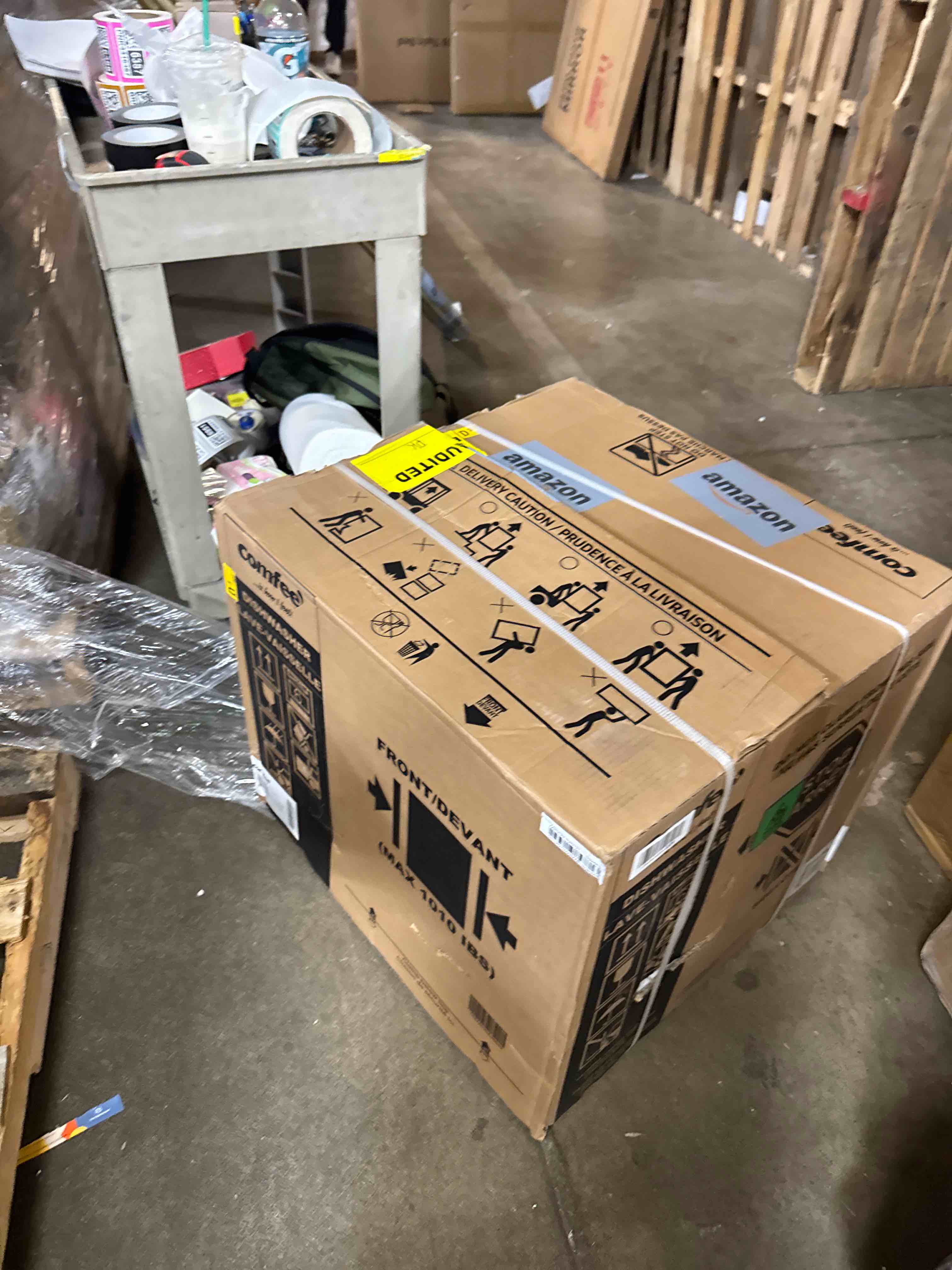 Condition photo showing New/Like New for comfee’ countertop dishwasher, energy star portable dishwasher, 6 place settings & 8 washing programs, speed, baby-care, eco& glass, dish washer for dorm, rv& apartment, black