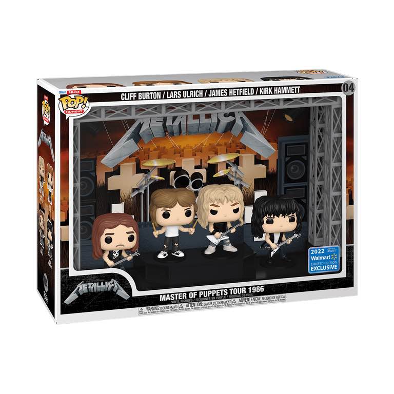 Funko Pop! Moment Deluxe: Metallica Master of Puppets Tour (1986) Vinyl Figures (2022 Limited Edition Exclusive)