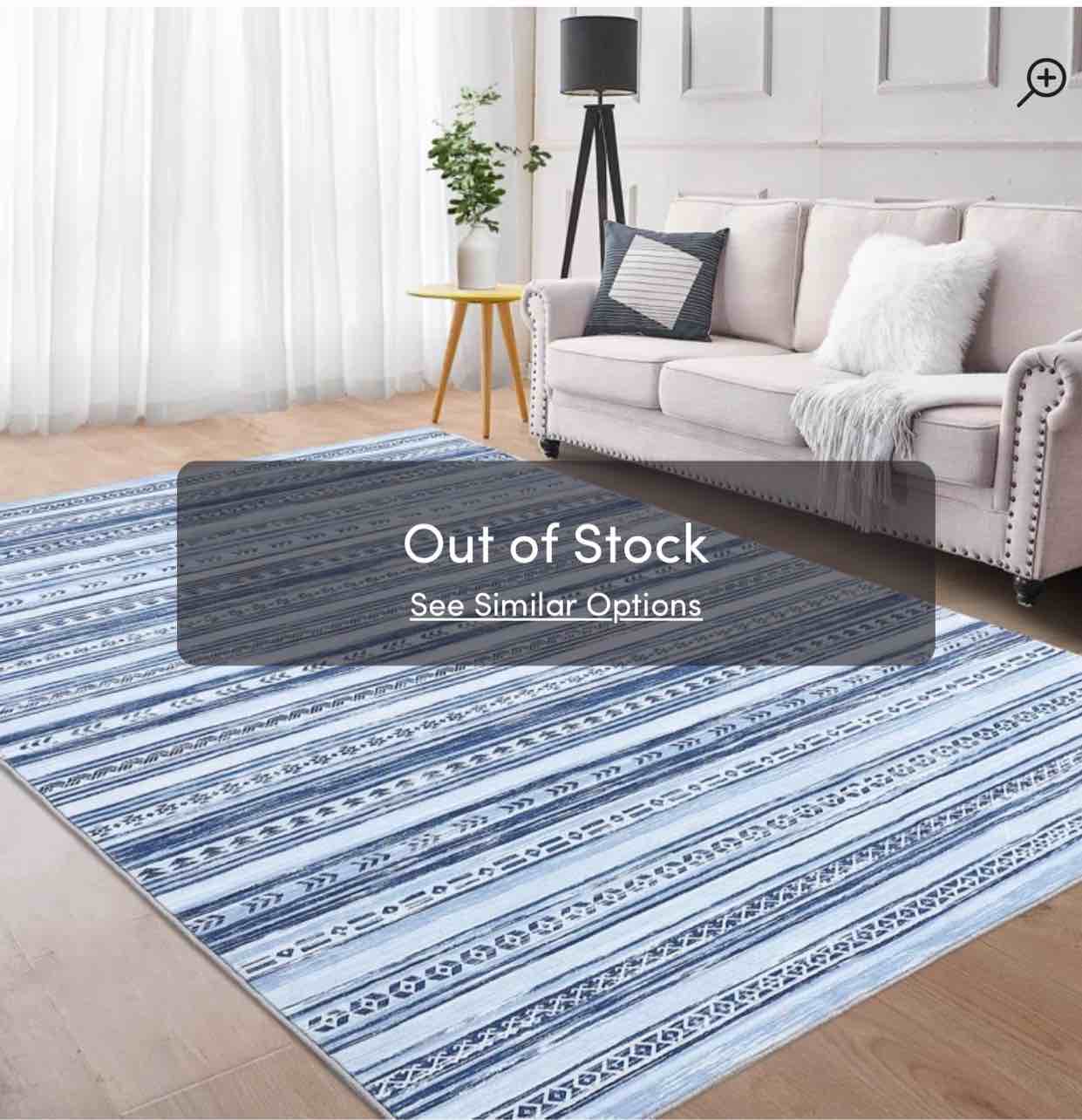machine washable rug boho non-slip rubberback traditional area rug for living room bedroom kitchen dining room
