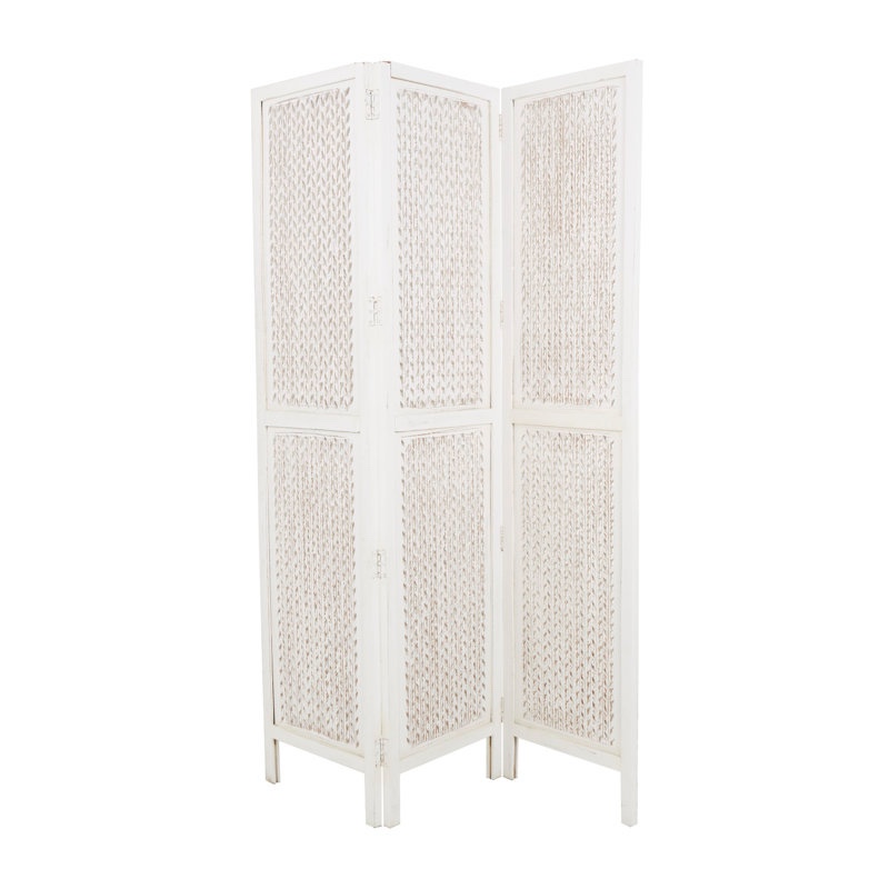 Evelien 53.5'' W x 71.8'' H 3 - Panel Folding Room Divider
