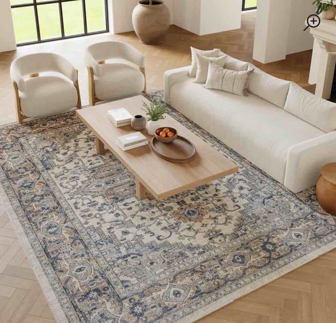 Jurado Oriental Ivory/Gray/Beige Area Rug
