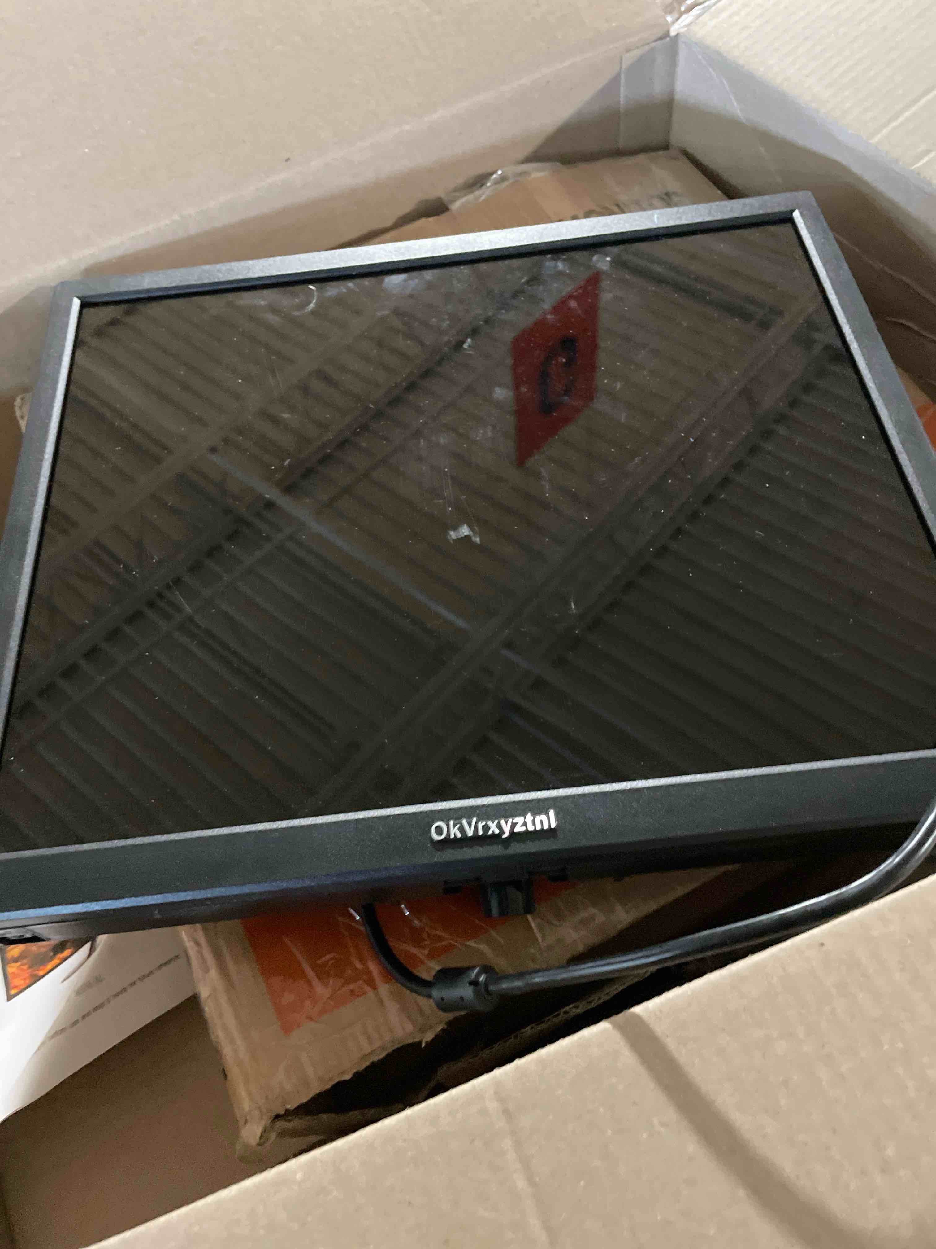 Condition photo showing As Is for 17" Monitor 1280 X 1024 with 45% sRGB Color Correction and 5:4 Aspect Ratio, 75 Hz, VESA Mountable, LED Monitor for PC, Laptop and Computer VGA, HDMI, TN Panel 17 Inches