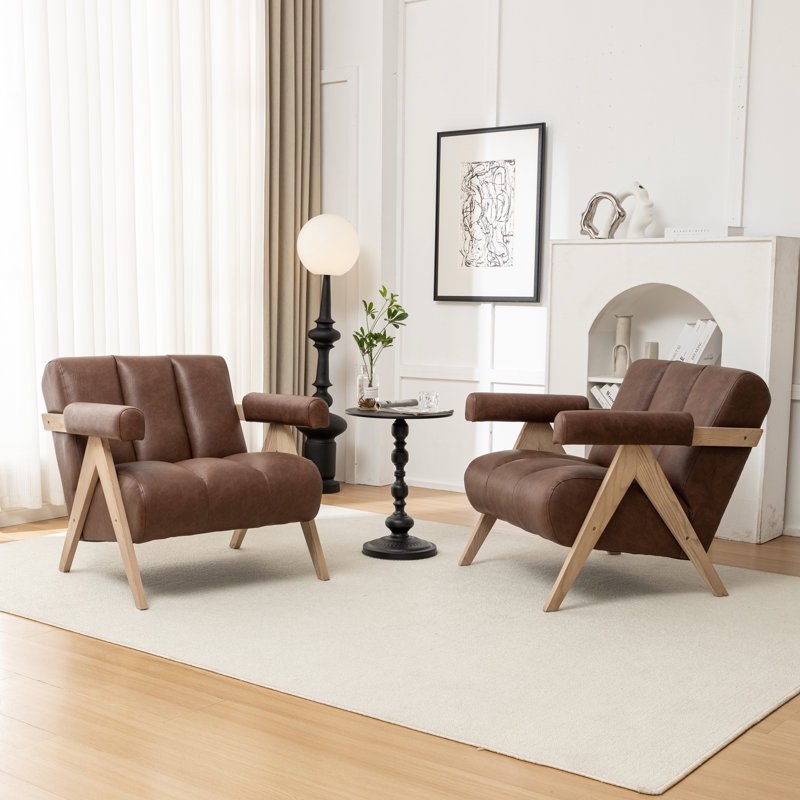 Bula Upholstered Armchair Brown