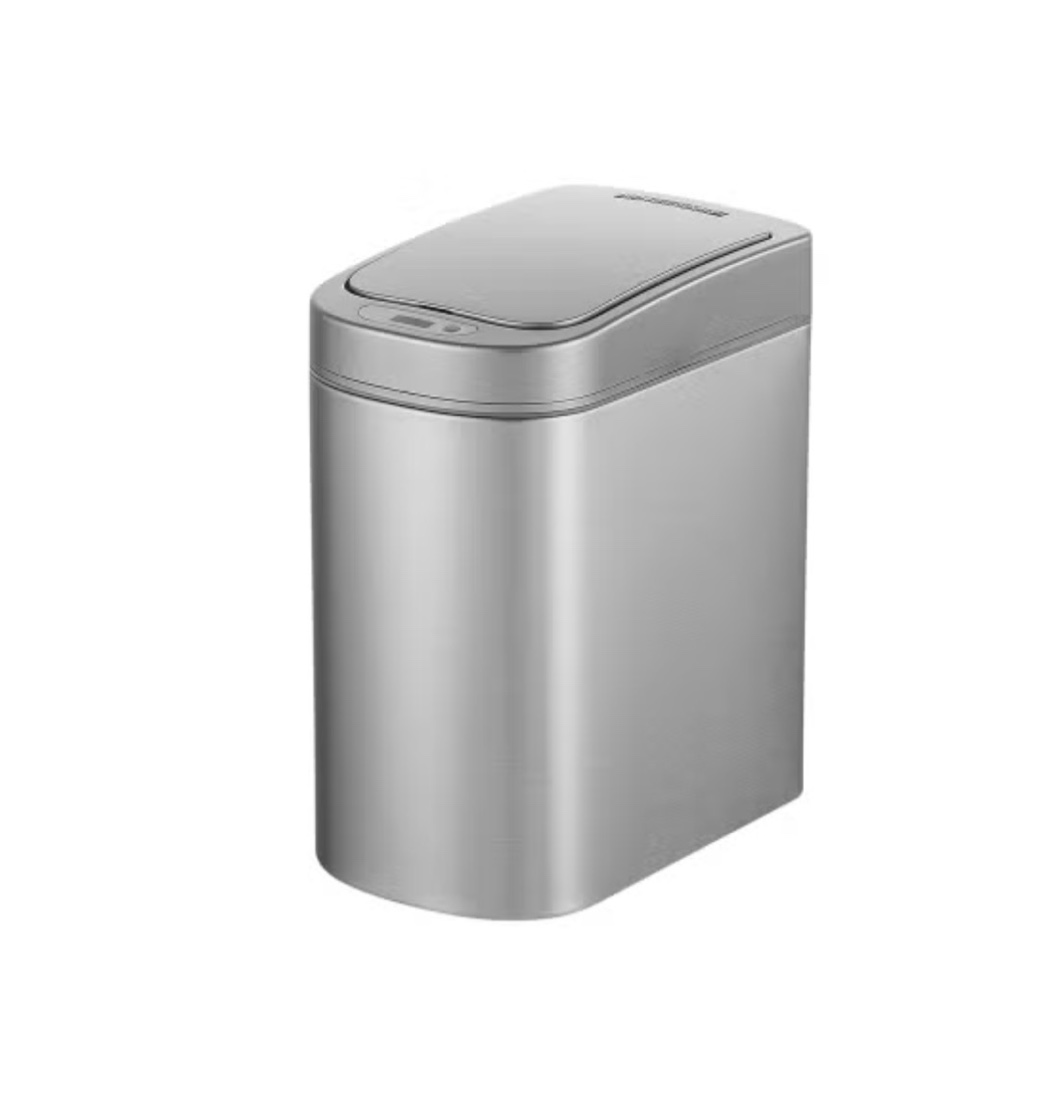 Nine Stars 1.8 gal./7 ltr. Slim Sensor Trash Can