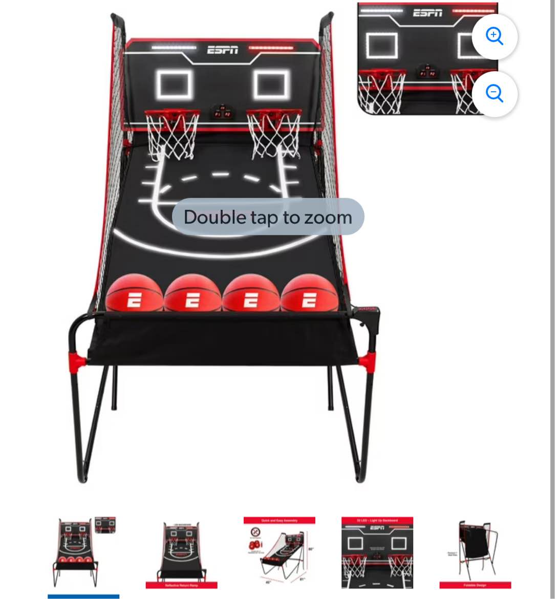 Sam's Exclusive - ESPN Pro Competition LED 2-Player Arcade Basketball