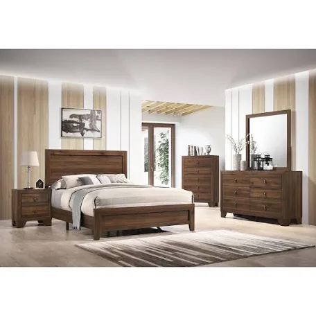 Jomira 6 -1 Laure Panel Bedroom King Bed Frame  (only headboard,footboard and side rails )