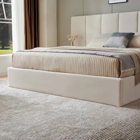 Upholstered Lift Storage Bed Frame Full ( incomplete 1 of 2 ) 