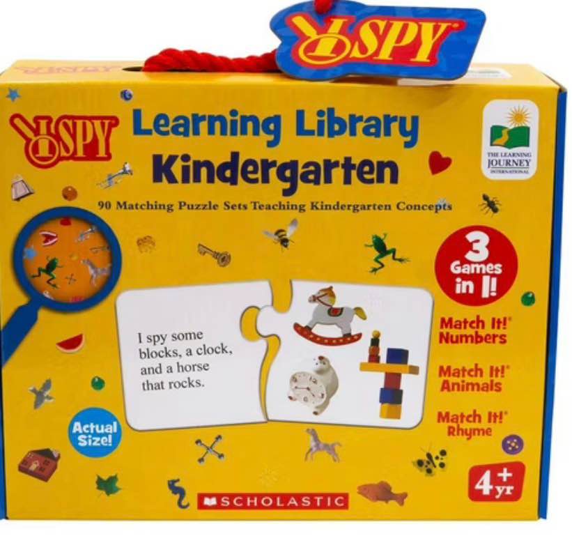 Learning Library: Kindergarten, I Spy Puzzles 
