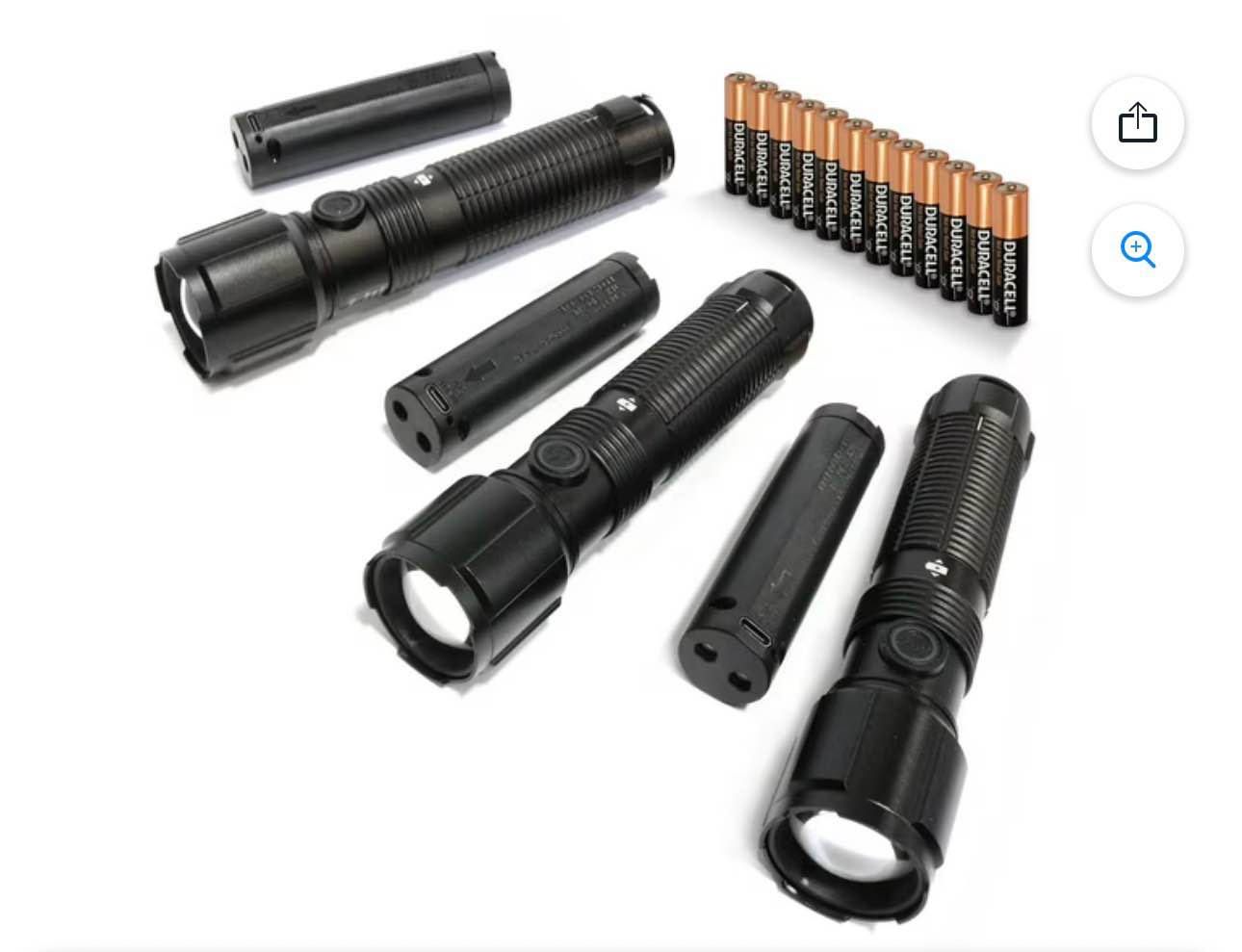 Member's Mark 3 PC 1700 Lumen Dual Power LED Flashlight Set