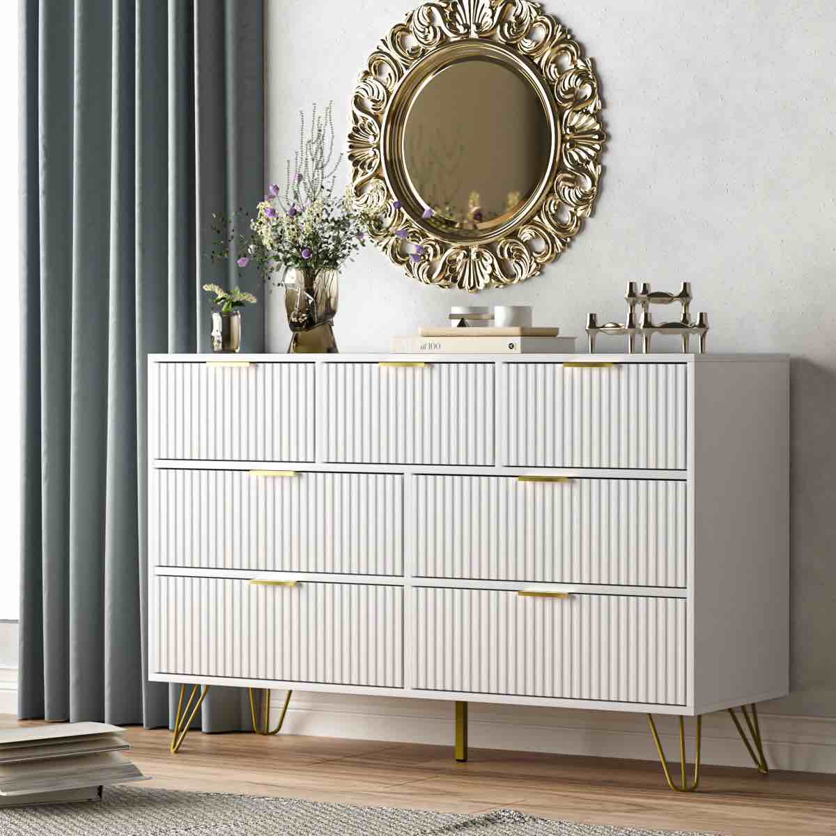 Vilinda 47.2" W 7 - Drawer Dresser