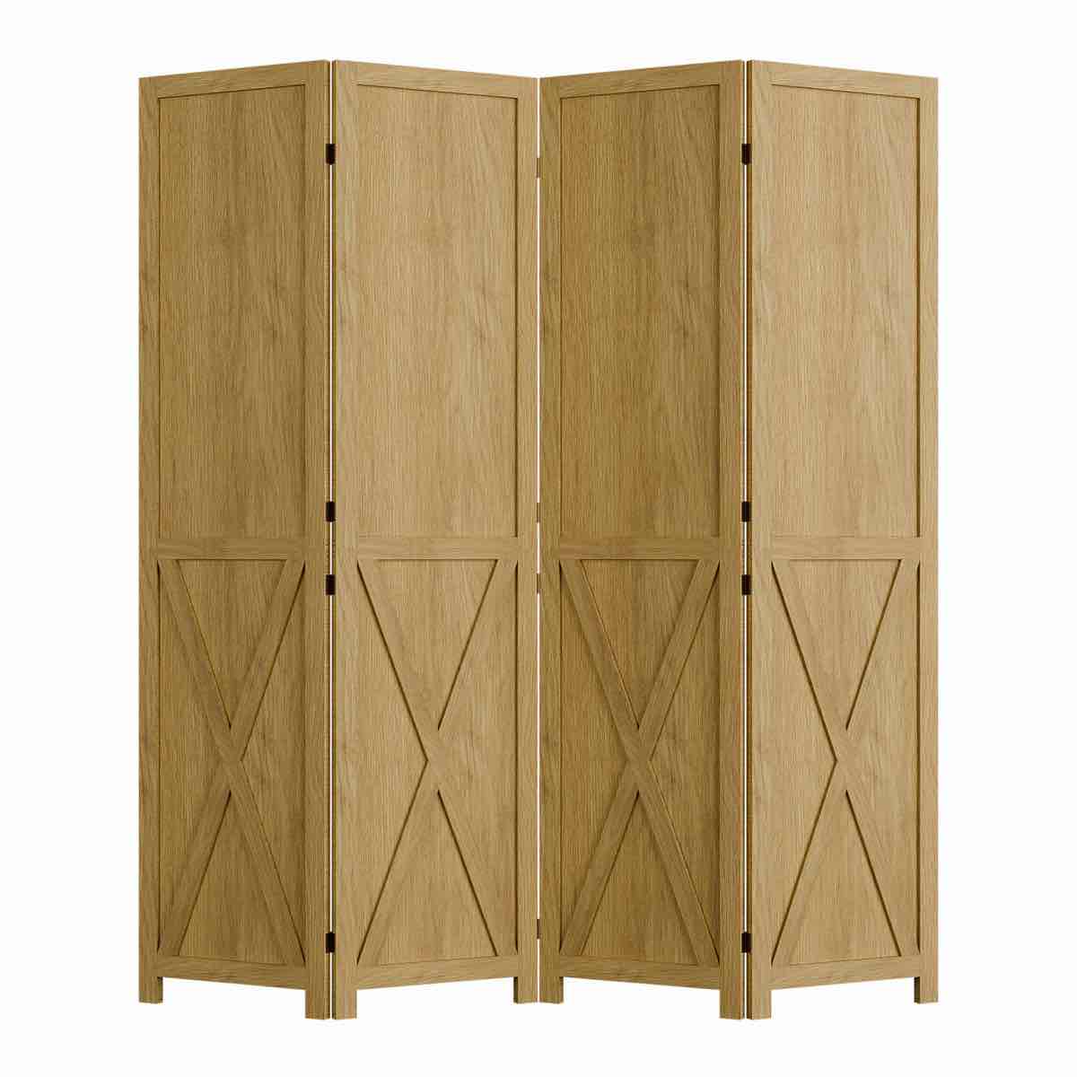 solid wood folding room divider