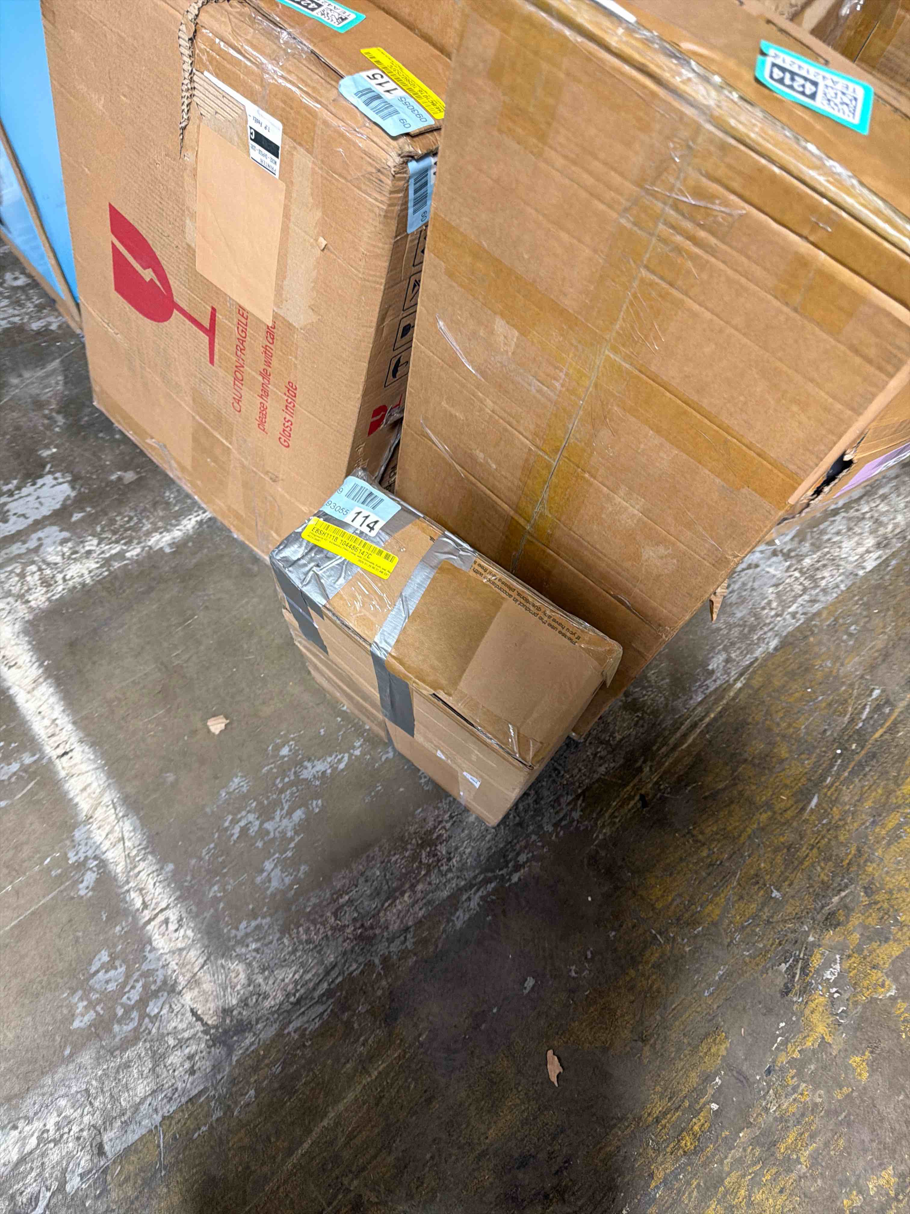 Condition photo showing New/Like New for Ellingsworth 63'' Arched/Arc Floor Lamp with Dimmable Bulb and Remote Control