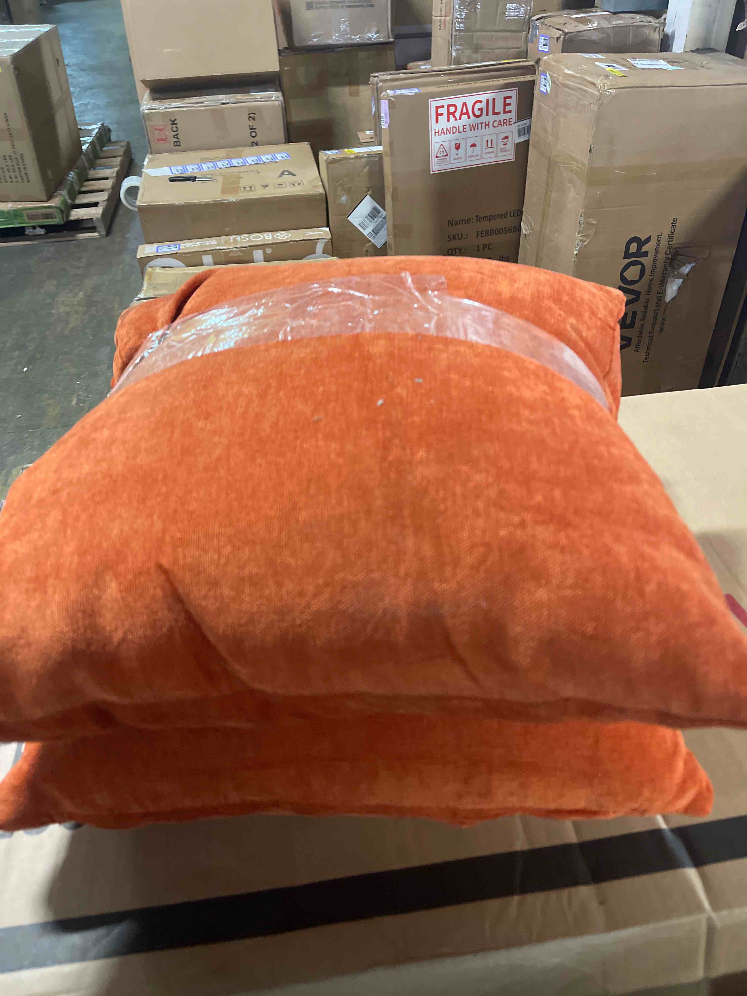 Condition photo showing New/Like New for EDHITNR Velvet Pillow Cushion, Premium Velvet Sofa Chair Backrest Pillow, Decorative Velvet Throw Pillows for Living Room Bedroom Sofa Armrest Headboard