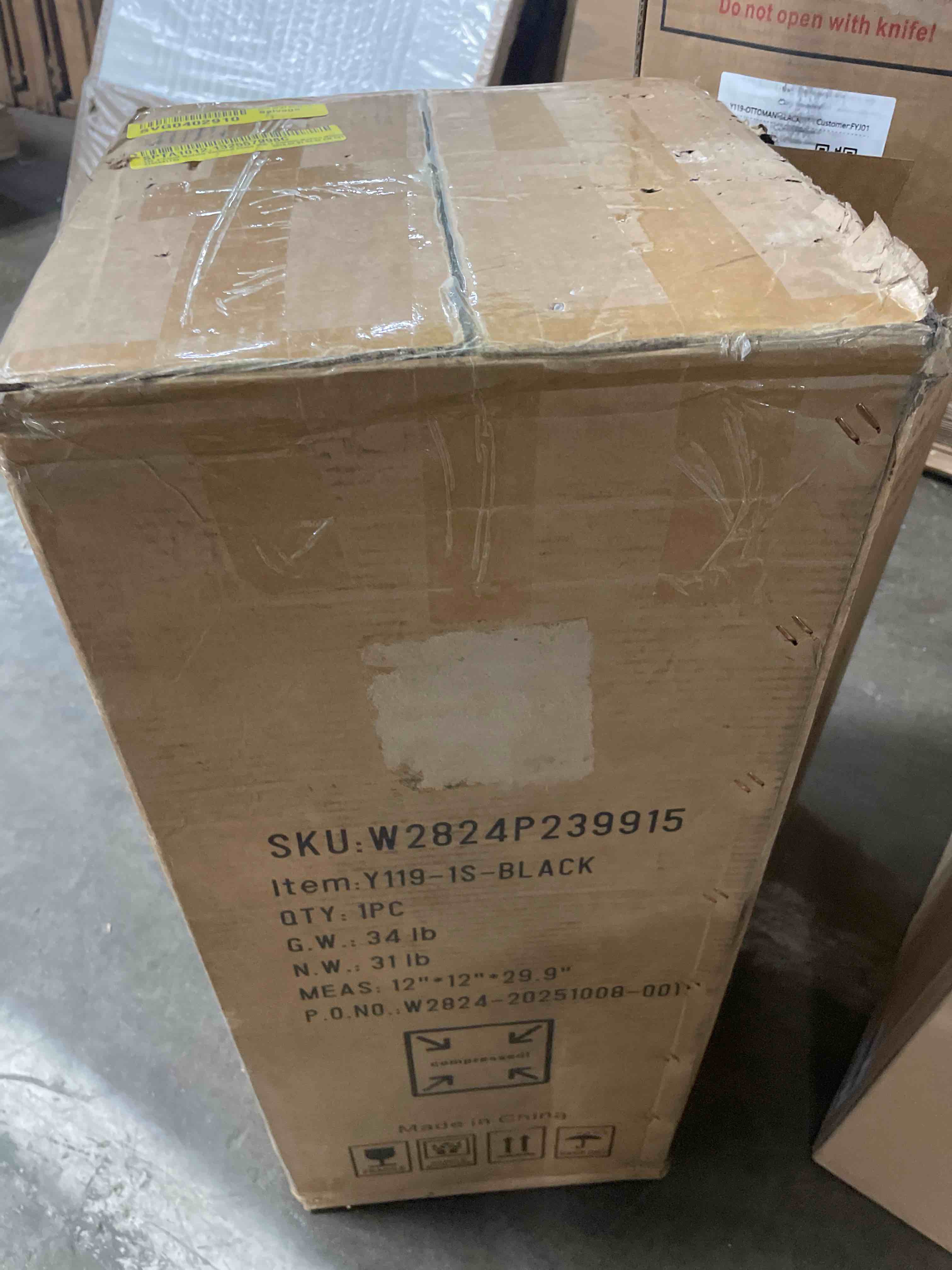 Condition photo showing Good Condition for INCOMPLETE 135.4"Cloud Modular Sectional Couch with 1 Ottoman, Modern