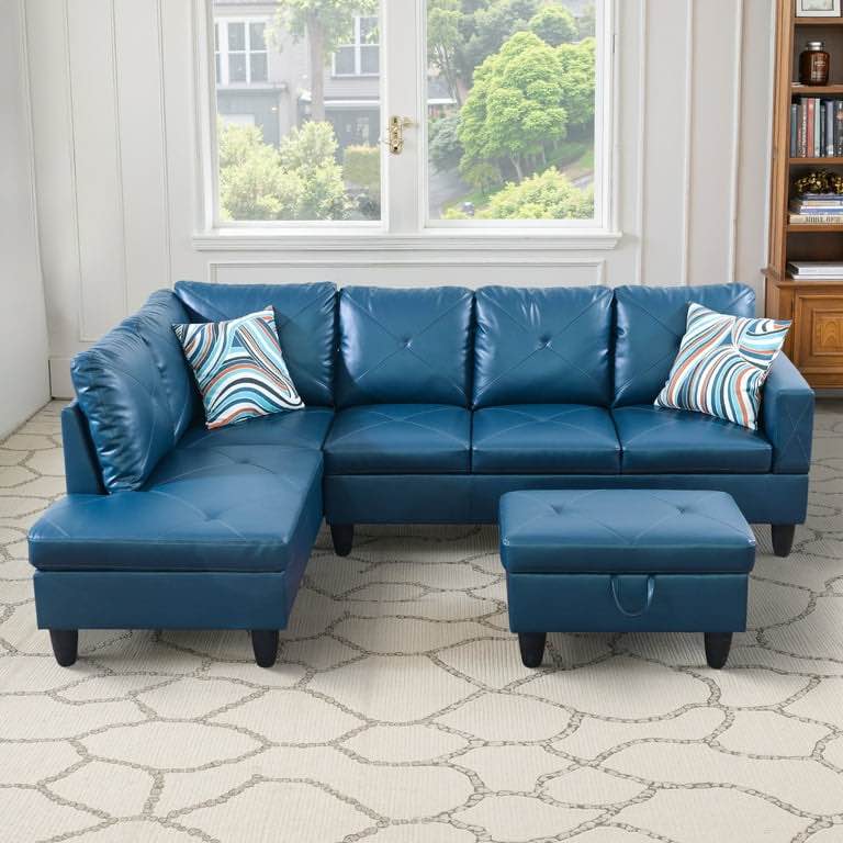 Condition photo showing Good Condition for Glennia 2 - Piece Faux Leather Sectional(INCOMPLETE)(RIGHT SIDE ONLY )