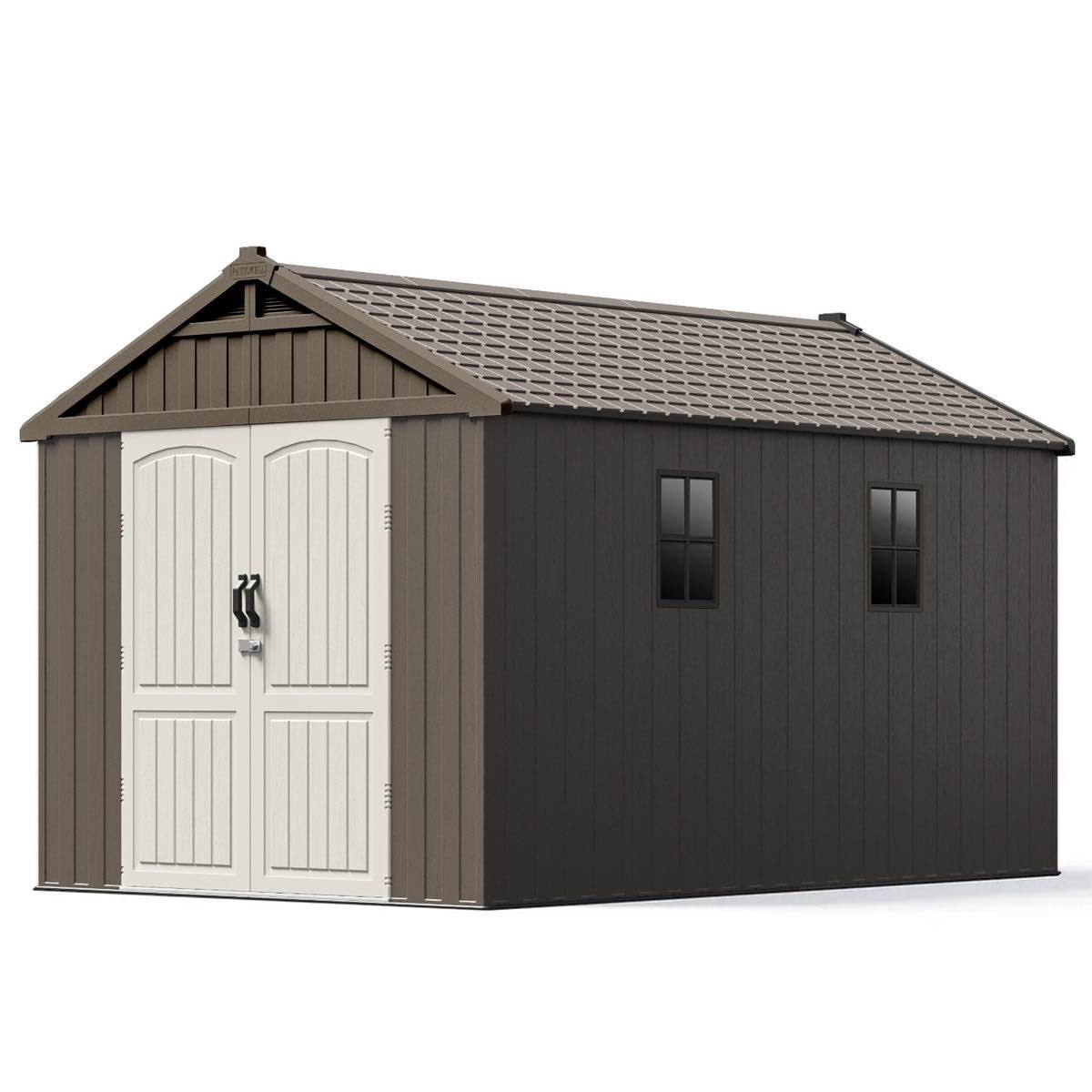 INCOMPLETE 8x12 Ft Outdoor Storage Shed With Floor
