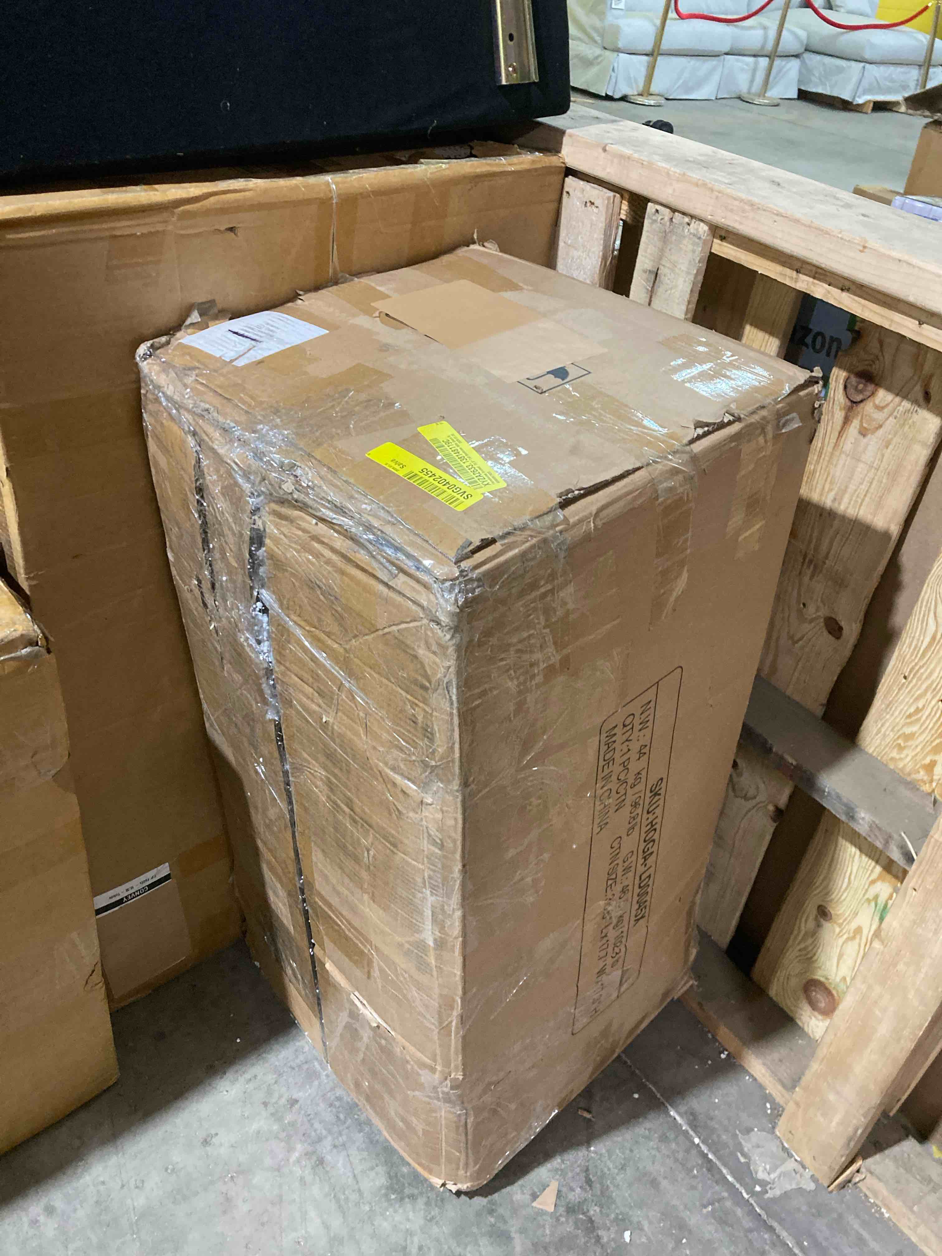 Condition photo showing New/Like New for Farmhouse Arched 70.9" Tall Bookcase With Doors 