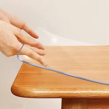PVC Table Protector Clear Plastic Desk Protector