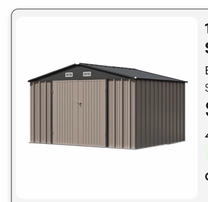 metal storage shed 
