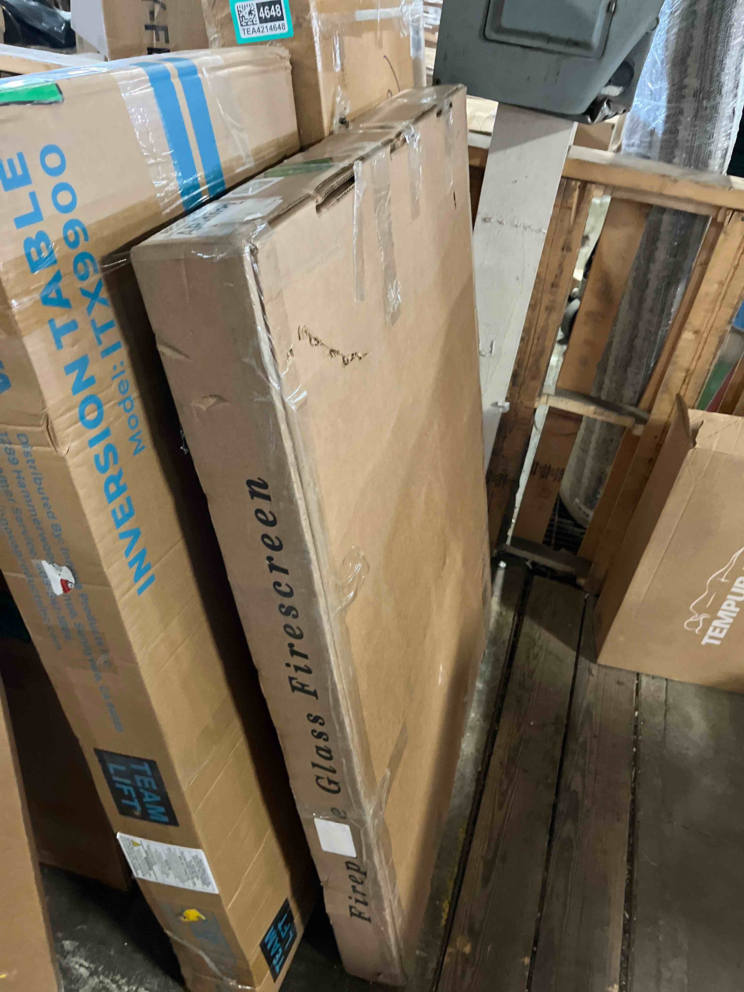 Condition photo showing New/Like New for Kingson Childproof Fireplace Screen 3- Panel Modern Handcrafted Wrought Iron Foldable Metal Mesh, Heavy Duty Decorative Fireplace Spark Guard Cover for Living Room Home Decor Black Finish