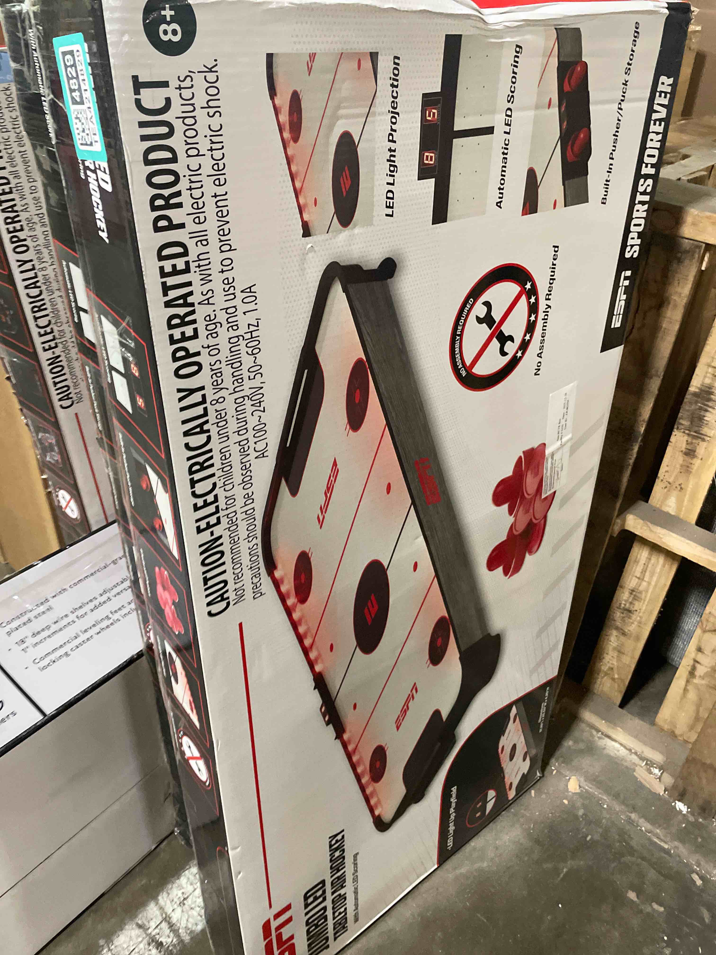 Condition photo showing New/Like New for ESPN ESPN Jumbo LED Tabletop Air Hockey