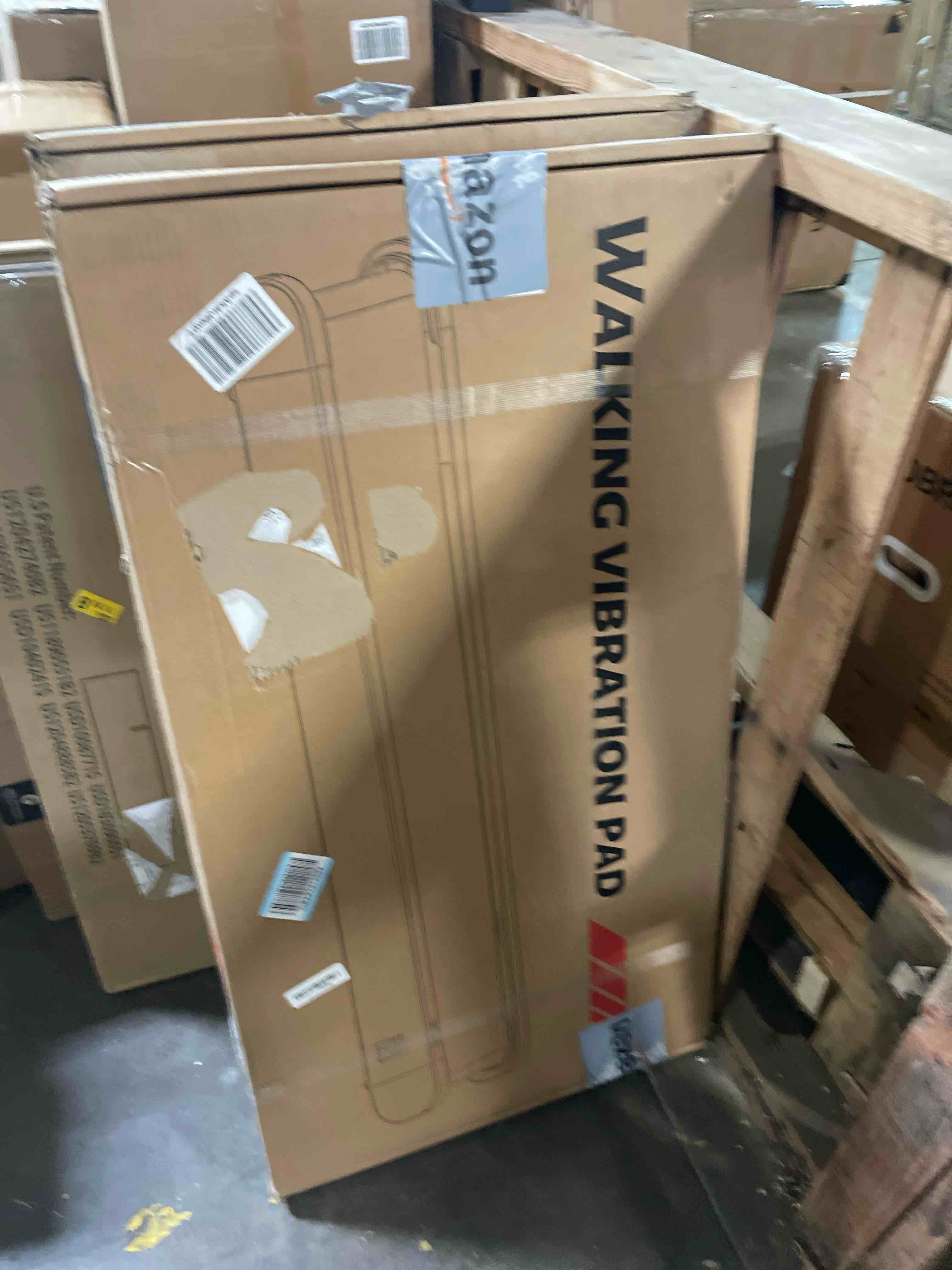 Condition photo showing As Is for Sperax Walking Treadmill Pad with APP, 3 in 1 Under Desk Treadmill, 400W Low Noise Walking Vibration Pad with Remote Control,Portable Treadmills for Home Office Black