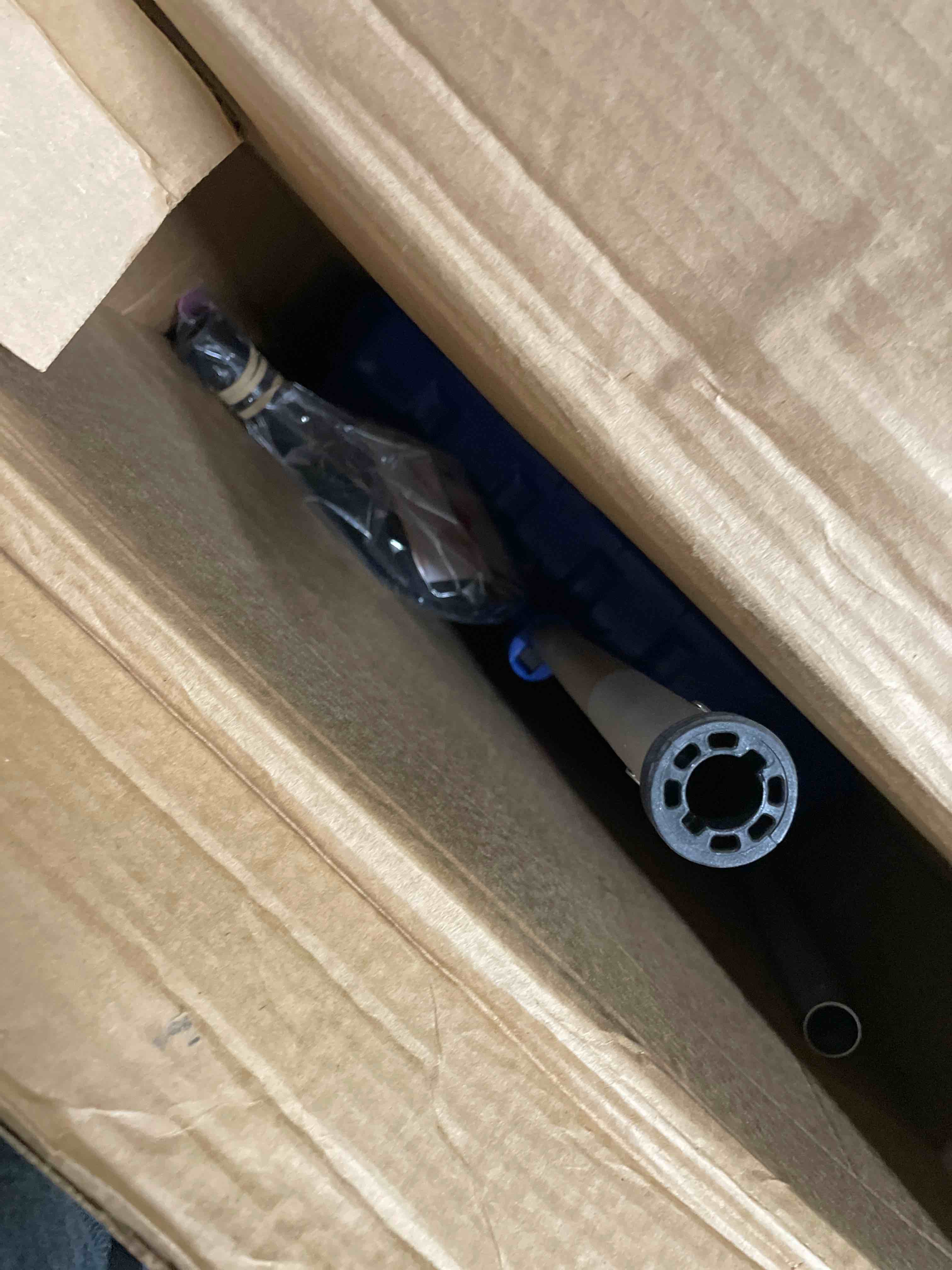 Condition photo showing Good Condition for Snow Shovel for Driveway, 48 Inch Winter Snow Removal with Plastic Double Handle, Ergonomic Lightweight Snow Shovel for Home Sidewalk Garden Car Garage Outdoor 48"