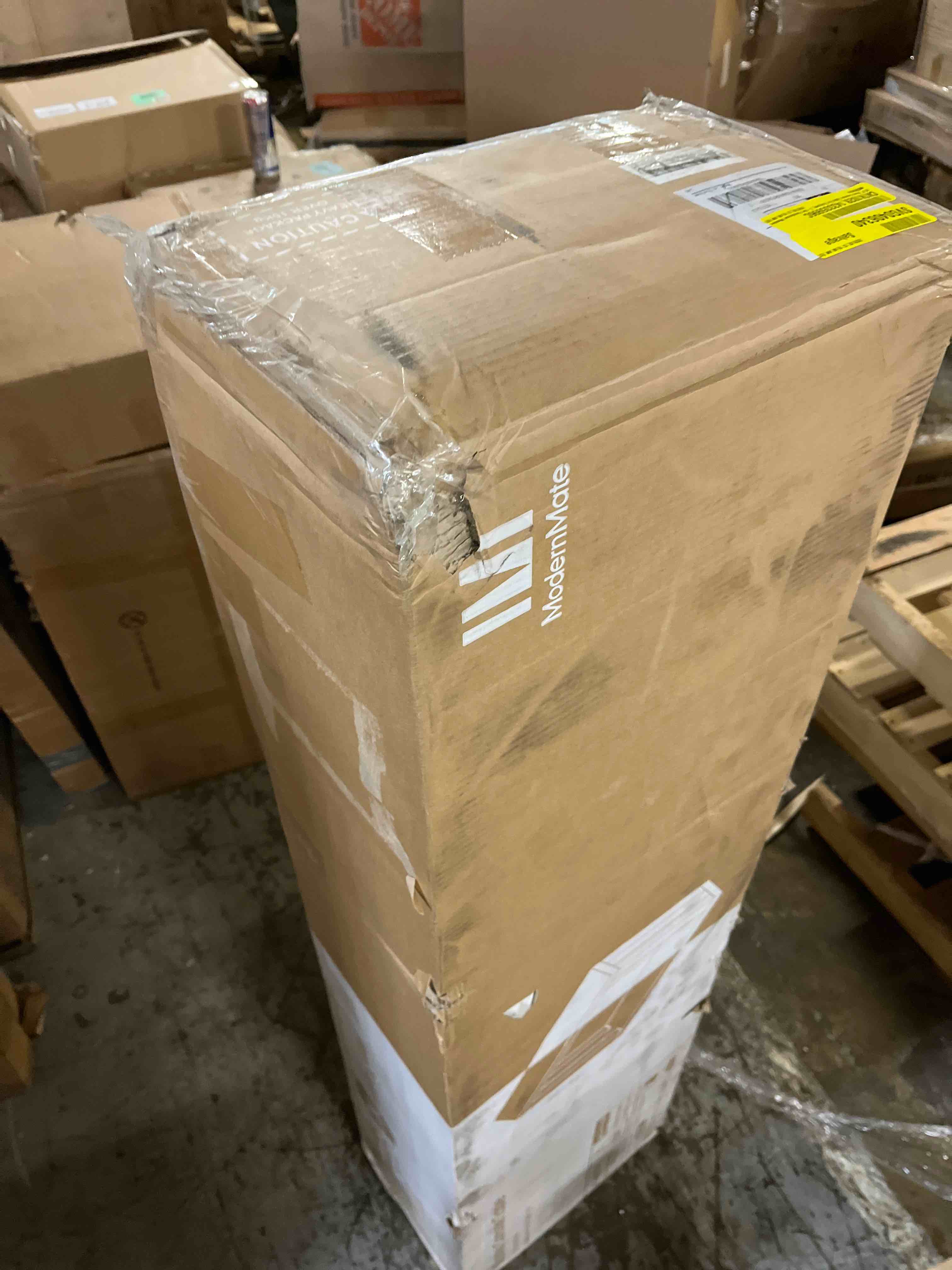 Condition photo showing New/Like New for OKD Modern Entryway Console Table, Sofa Table with Drawers, 63" Long Hall Table Behind Couch, Thick Wood Design for Living Room, Hallway - Light Knotty Oak