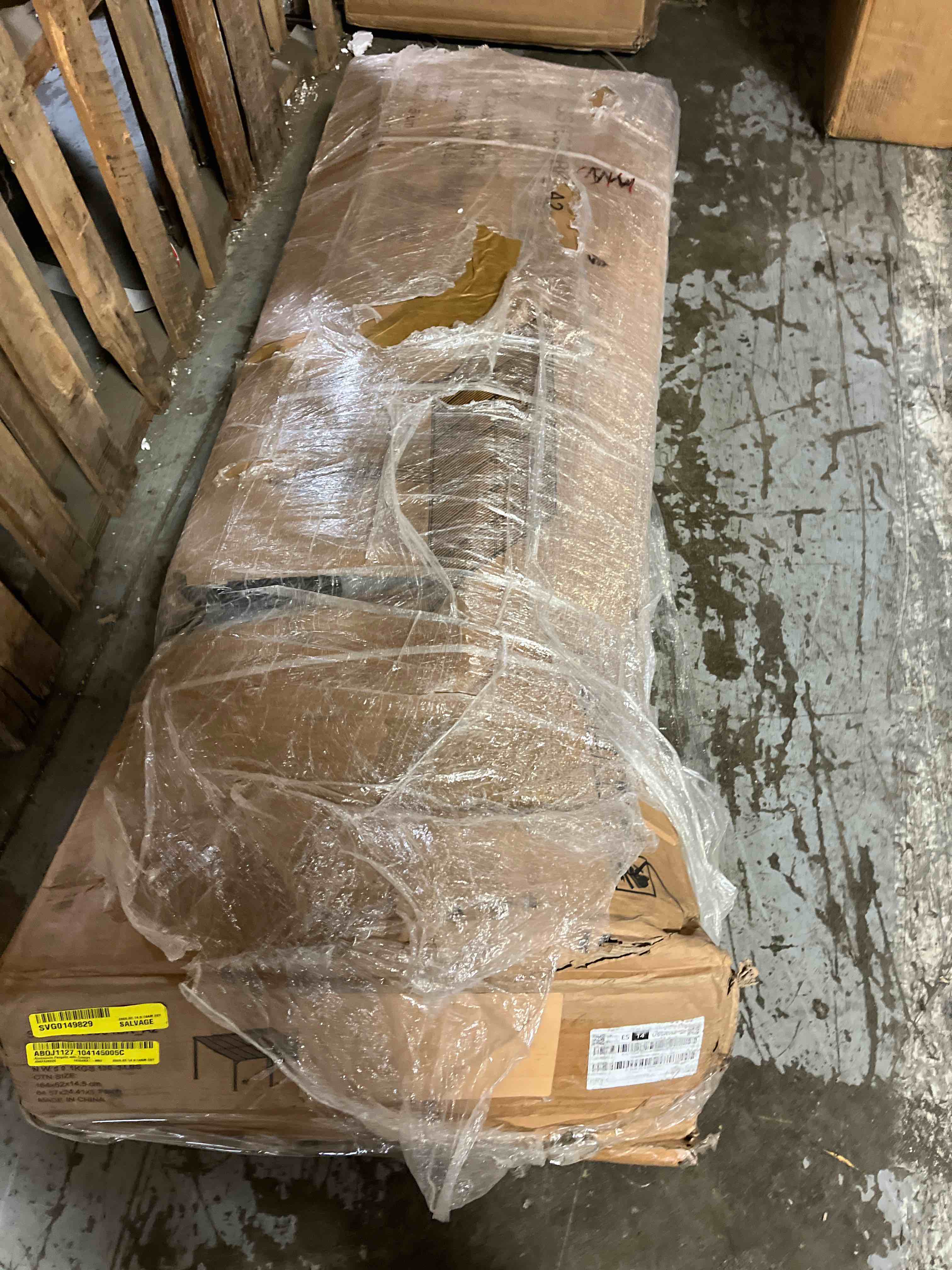 Condition photo showing Good Condition for Aluminum Pergola with Canopy(Box damaged )