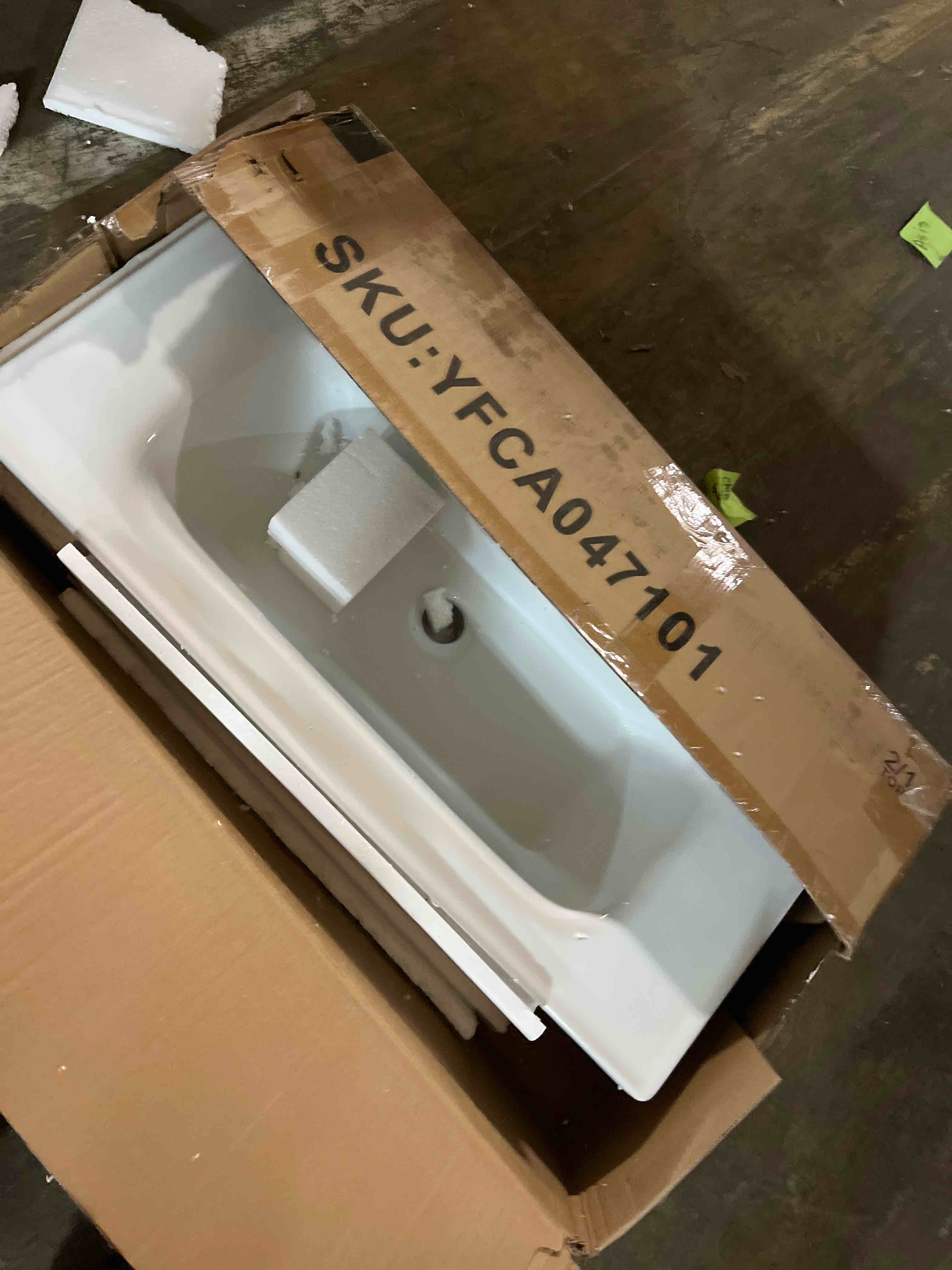 Condition photo showing Good Condition for 36" Ceramic Vanity Sink Top