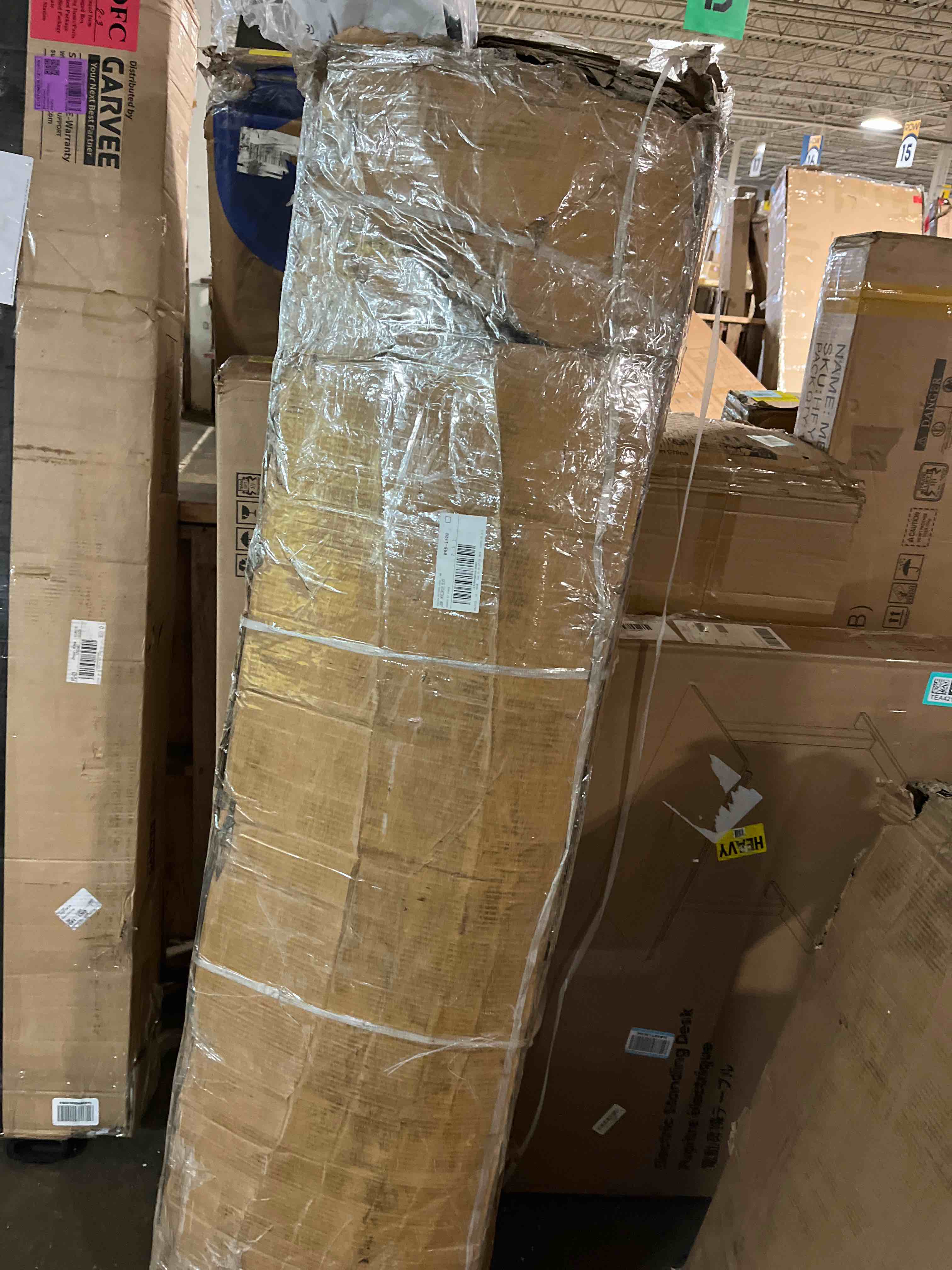 Condition photo showing As Is for Trampoline 12FT 14FT Enclosure Net Outdoor Jump for Kids and Adults Round ASTM Approved Heavy-Duty Bounce Mat with Enhanced Weight Capacity 12 FT(Damaged box)