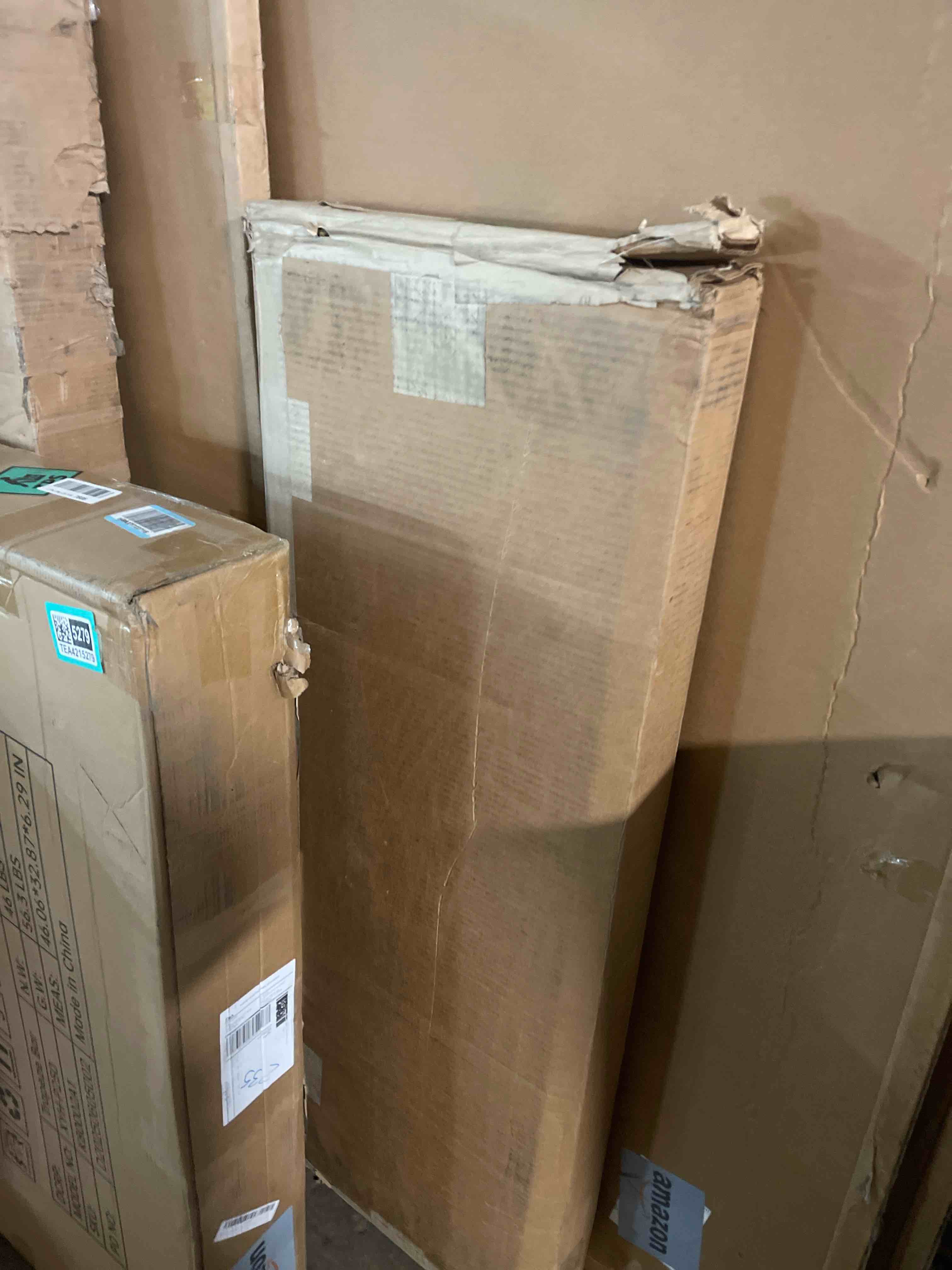 Condition photo showing New/Like New for Prepac 24 Shoe Cubby Wide Hall Bench, 15.5" D x 60" W x 20.25" H, White