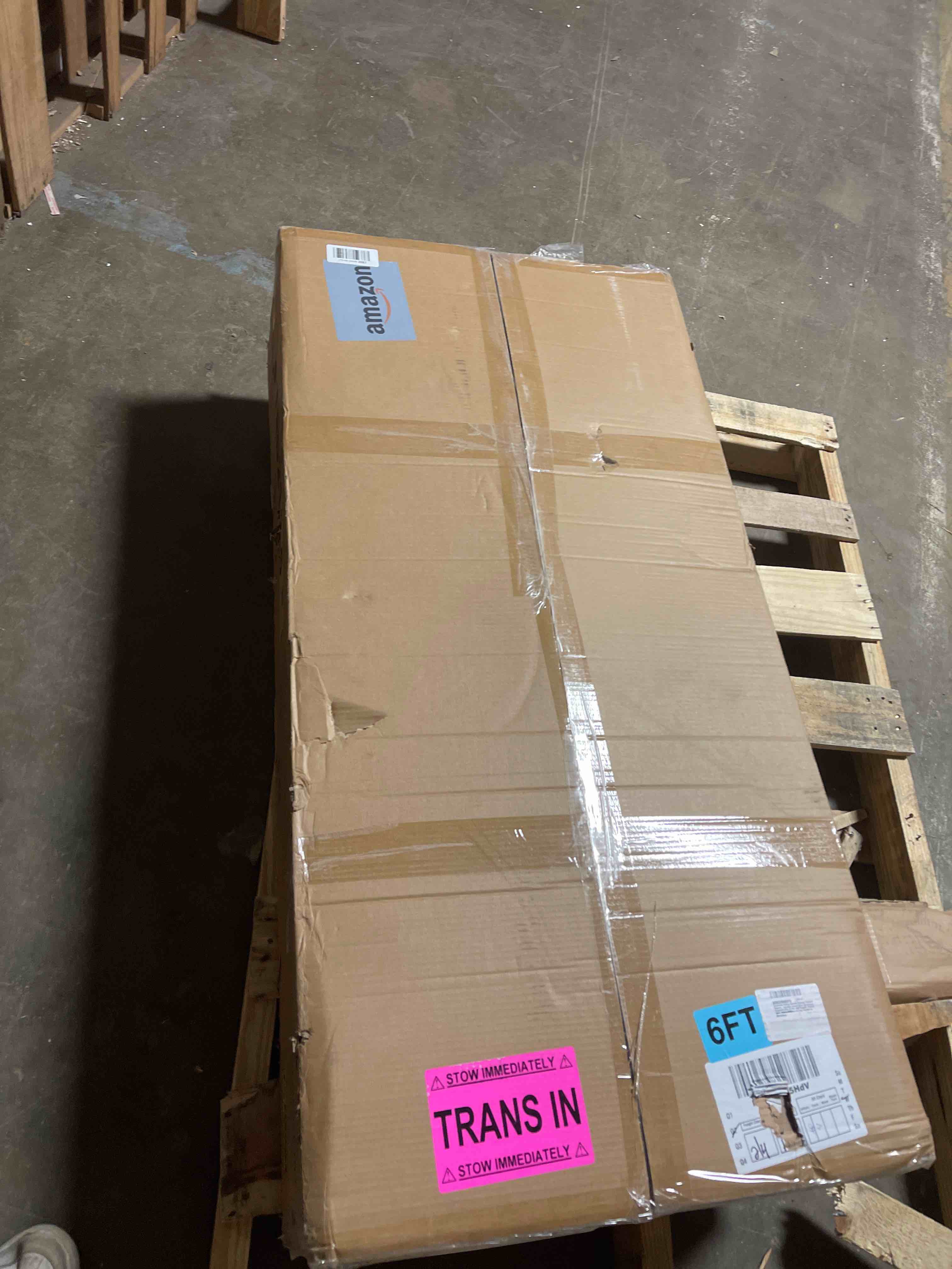 Condition photo showing New/Like New for SereneLife Electric Folding Treadmill Exercise Machine - Smart Compact Digital Fitness Treadmill Workout Trainer w/Bluetooth App Sync, Manual Incline Adjustment, for Walking, Running, Gym