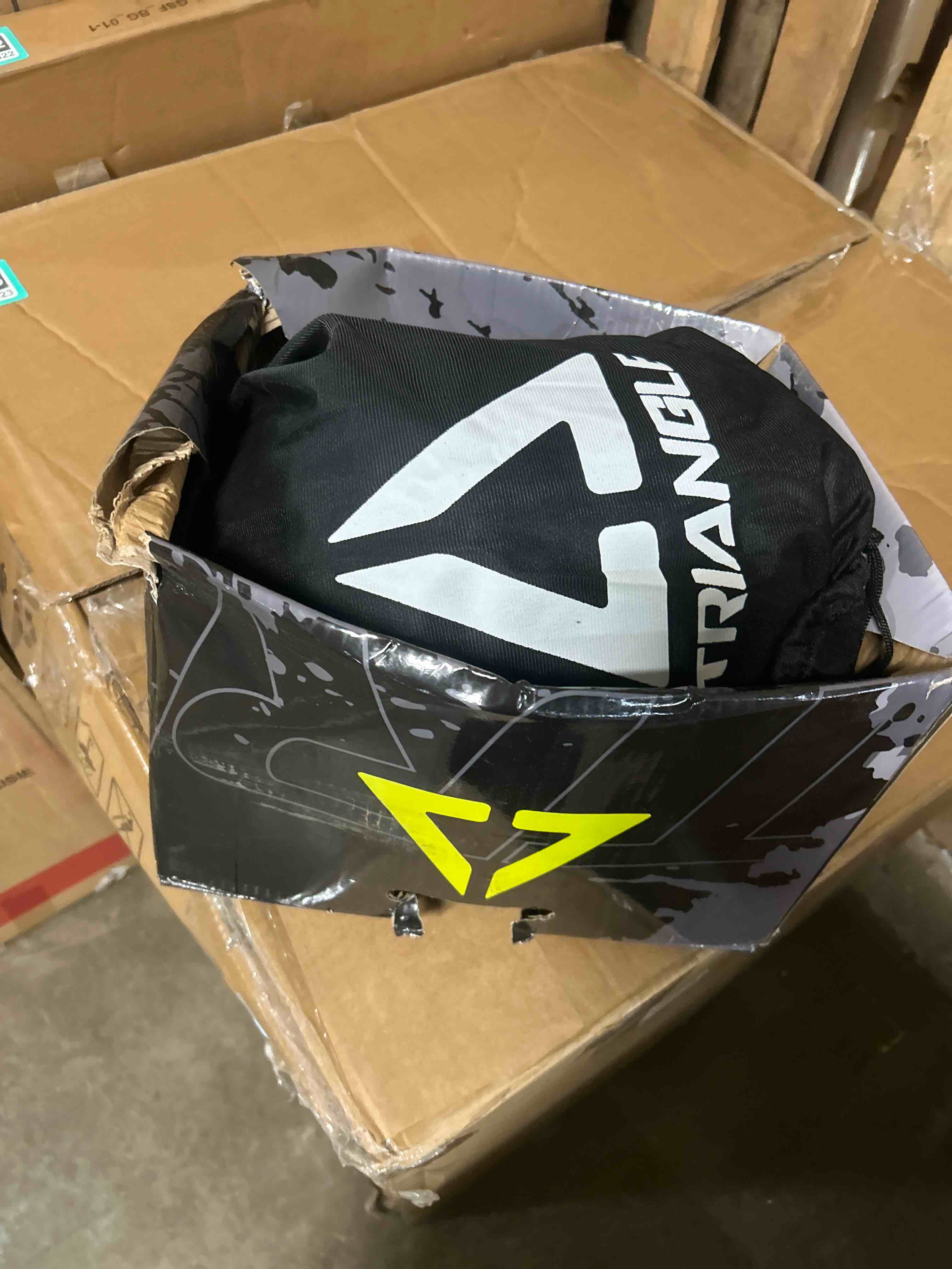 Condition photo showing Good Condition for TRIANGLE Kids Motorcycle Helmets Youth Full Face Helmet Lightweight with 2 Visors DOT Approved Small Matte Black(open box)