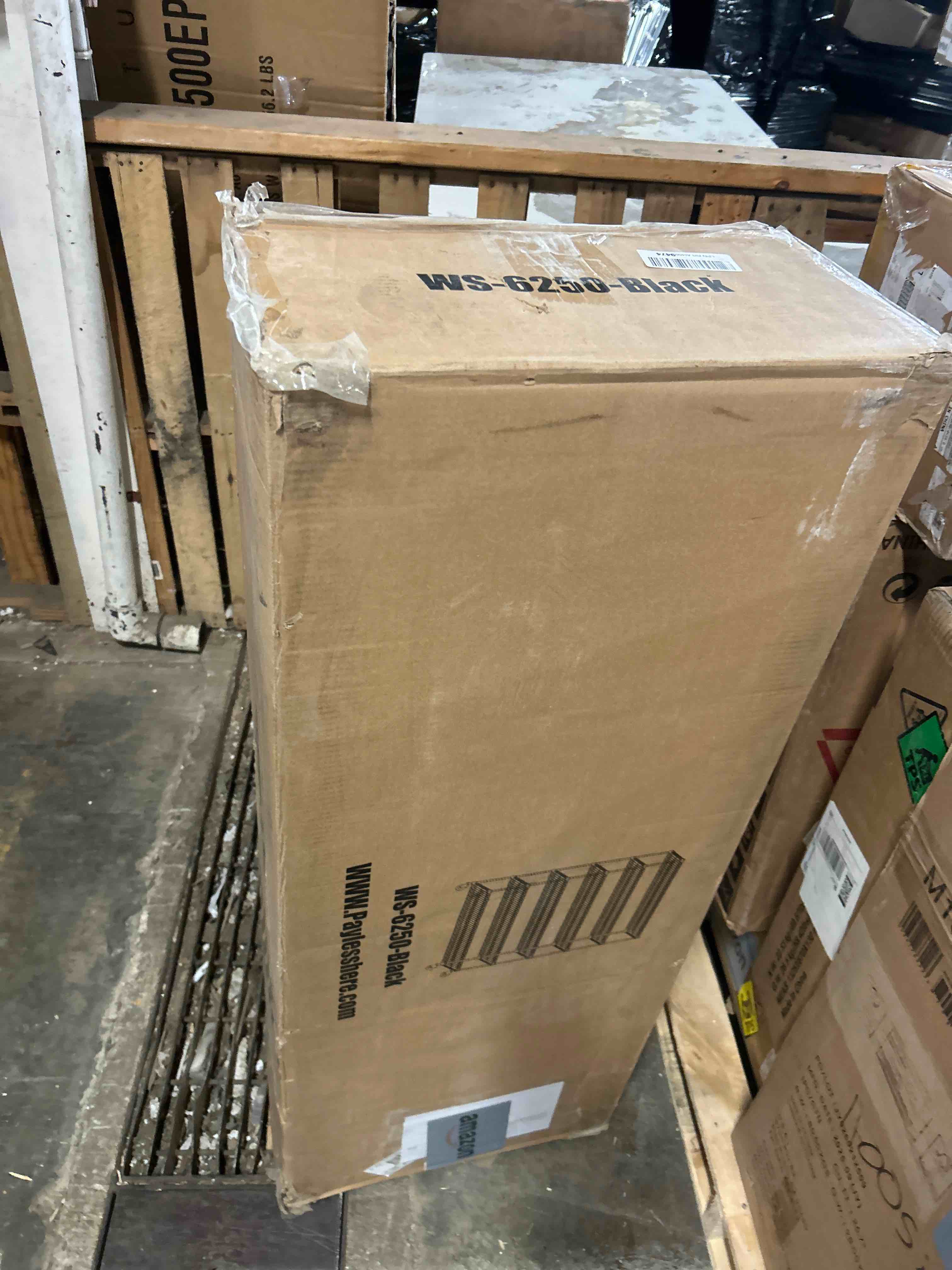 Condition photo showing New/Like New for 6 Tier Metal Shelving 75" H Adjustable Storage Shelves, 1200LBS Wire Shelving Unit for Storage Rack, Metal Shelves for Pantry Shelves, Garage, Kitchen, 75" Hx 36" Wx 18" D