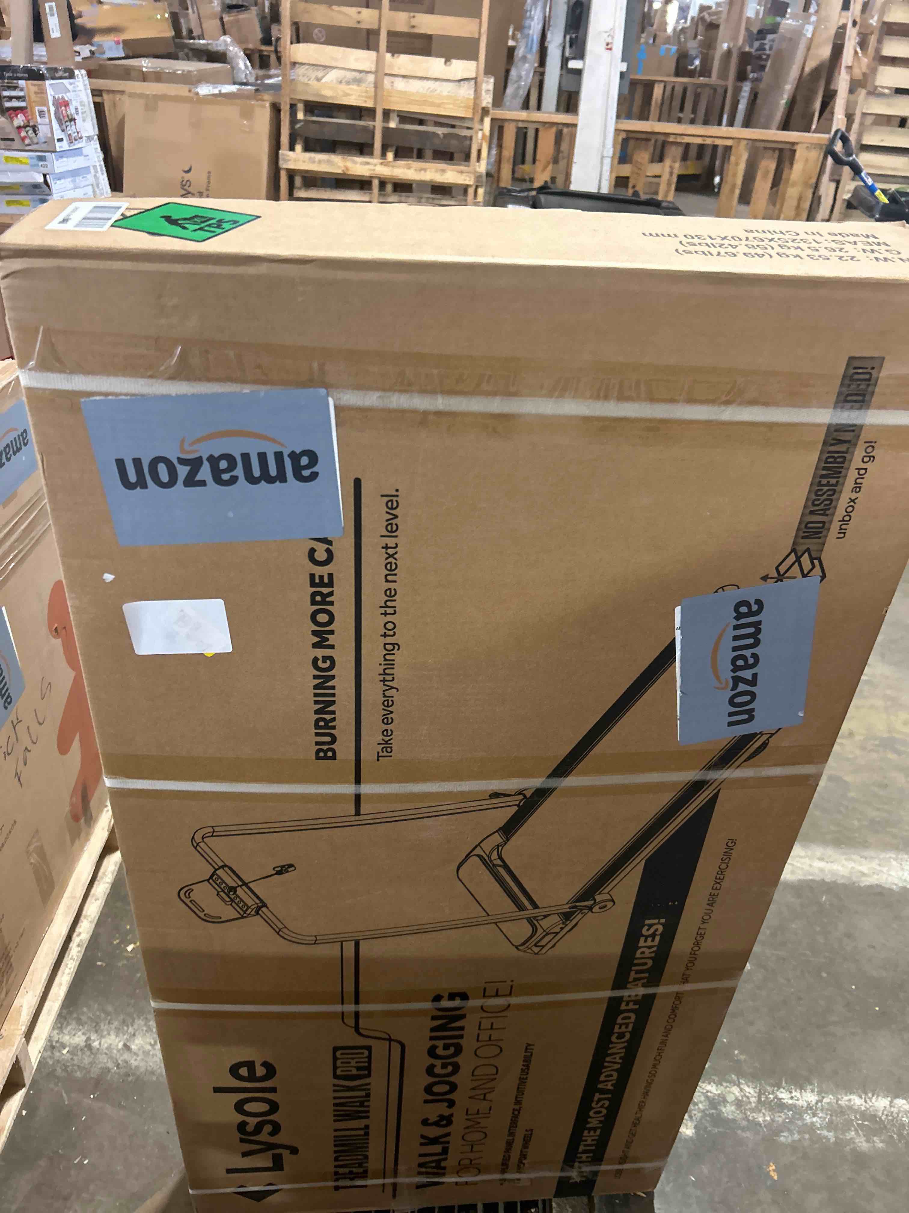 Condition photo showing New/Like New for Portable Treadmill with Incline, 3.0HP Walking Pad with Handle Bar, 3-in-1 Foldable Treadmill for Home Office Small Space with Quiet Brushless, 300 LBS Capacity