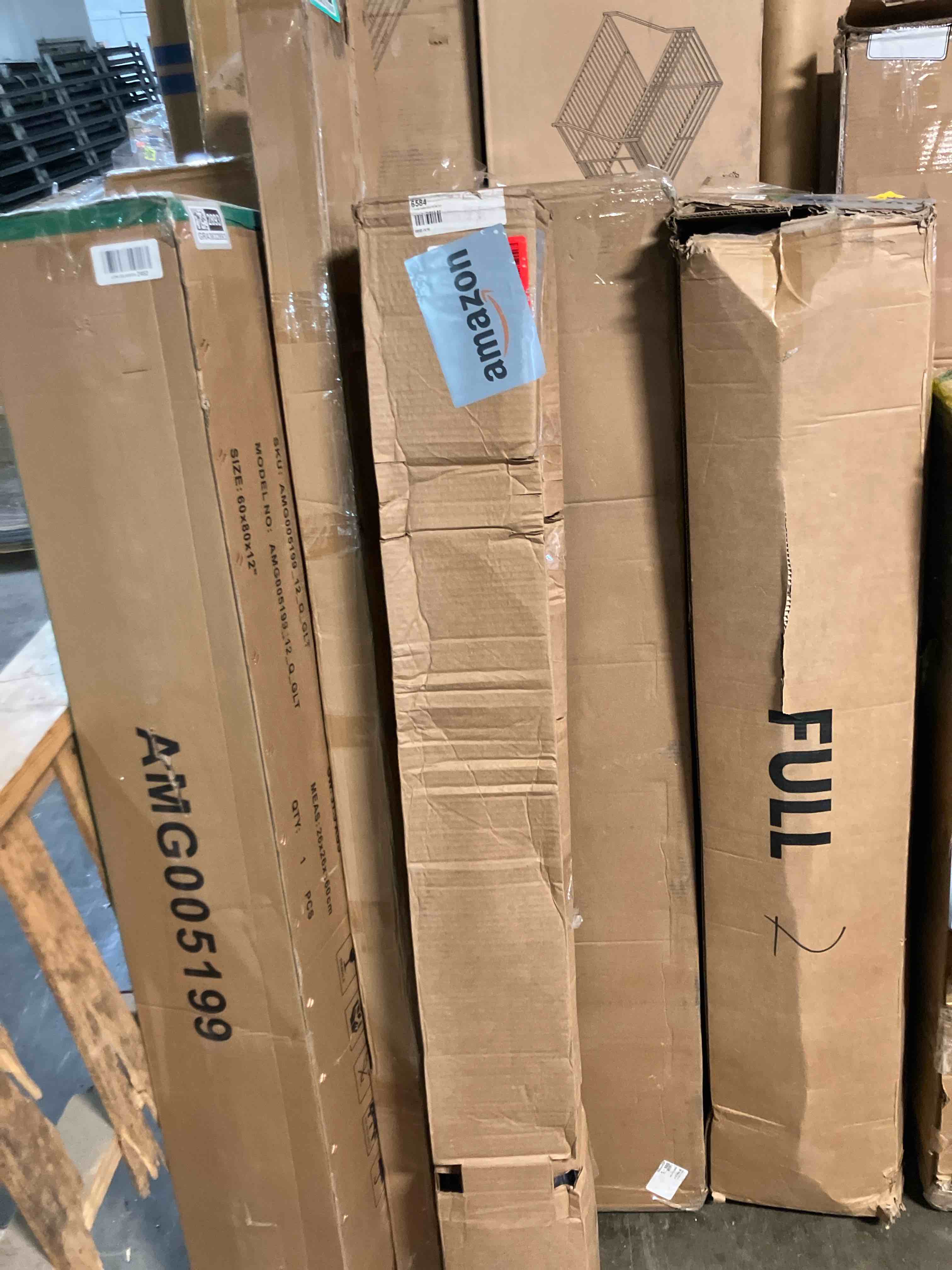 Condition photo showing New/Like New for 57 in. Green Artificial Real Touch Corn Stalk Dracaena Plant