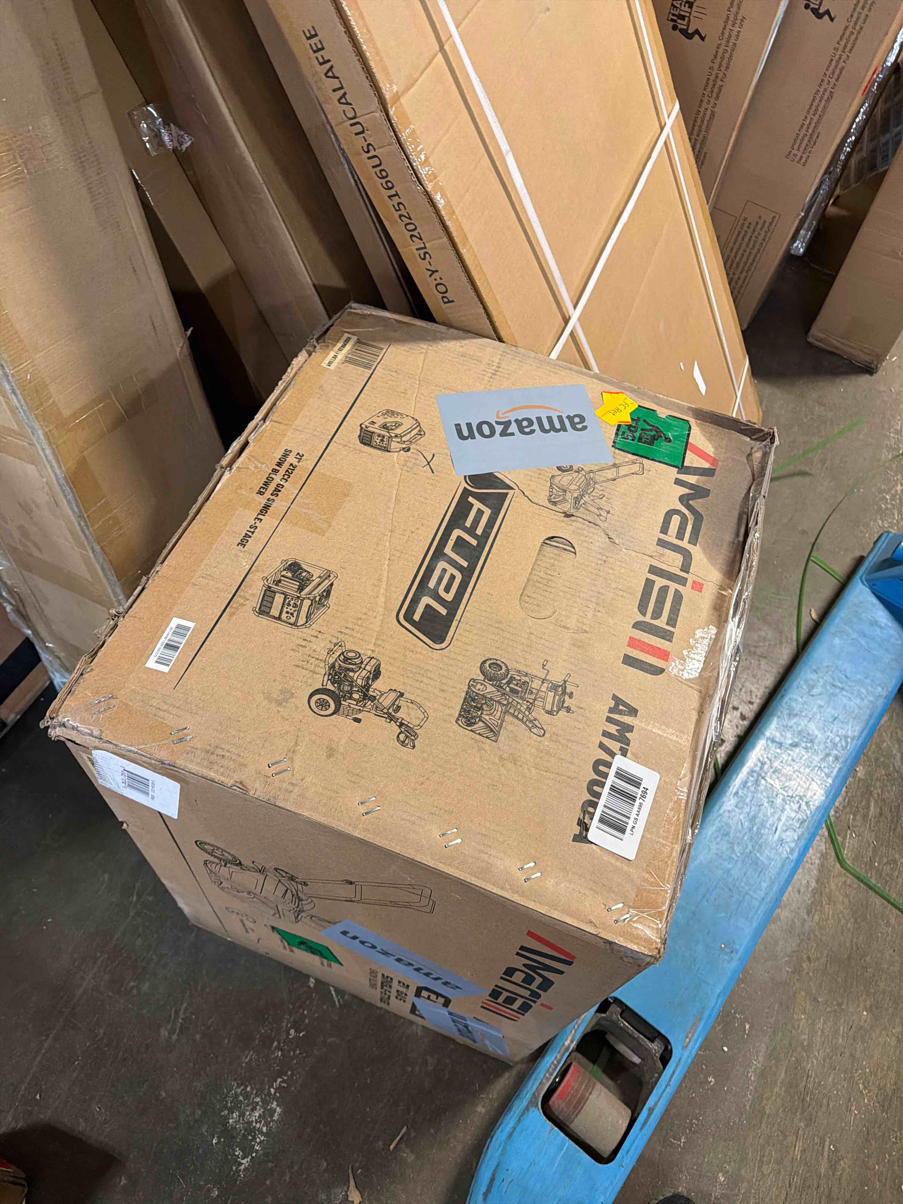 Condition photo showing New/Like New for 21-Inch Gas Snow Blower, Powered by 4-Cycle 212cc OHV Engine, Recoil Start, 35Ft Snow Throwing for Decks/Driveways/Sidewalks