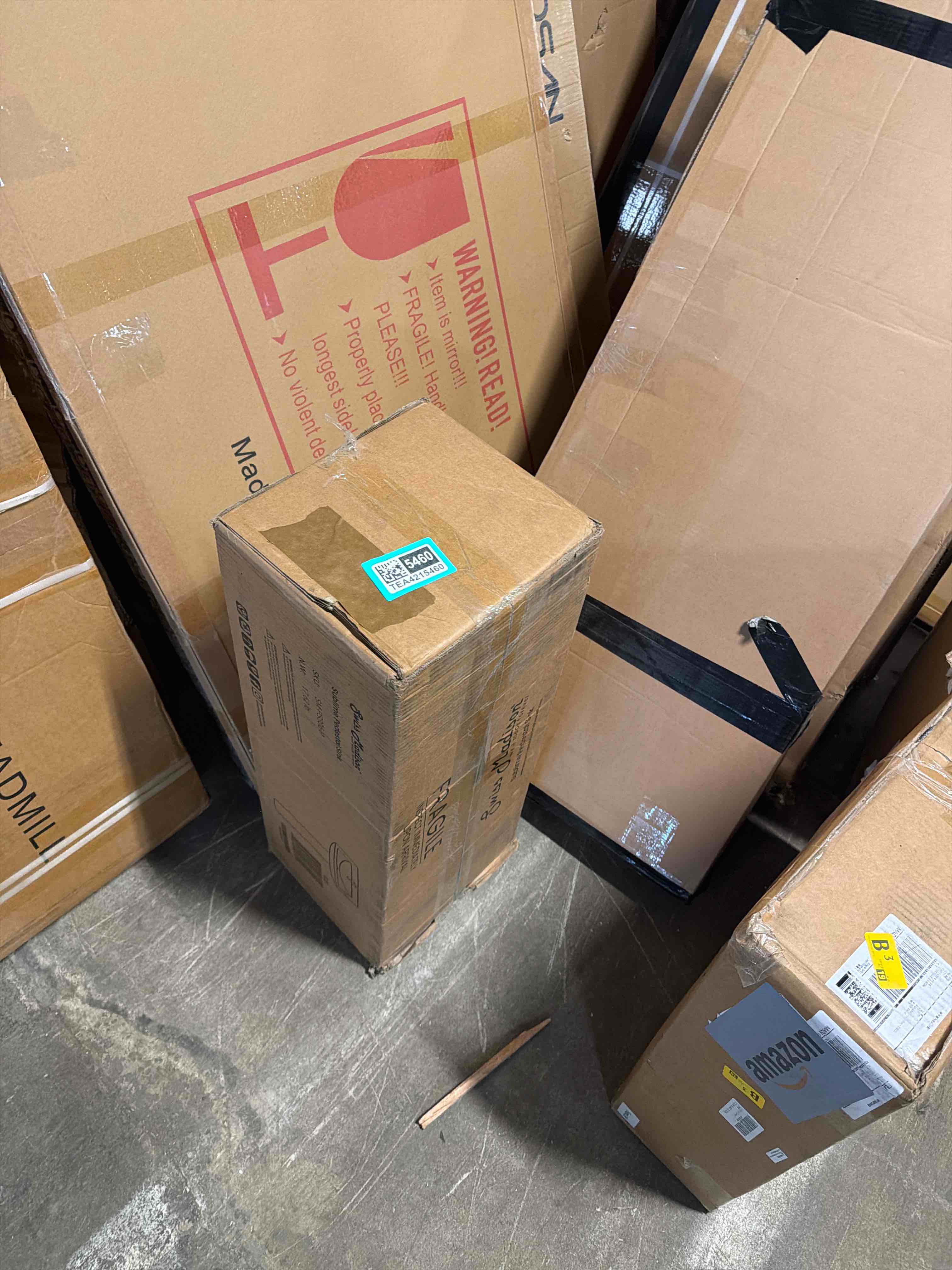 Condition photo showing New/Like New for Sublime Pedestal Bathroom Sink Square Single Faucet Hole