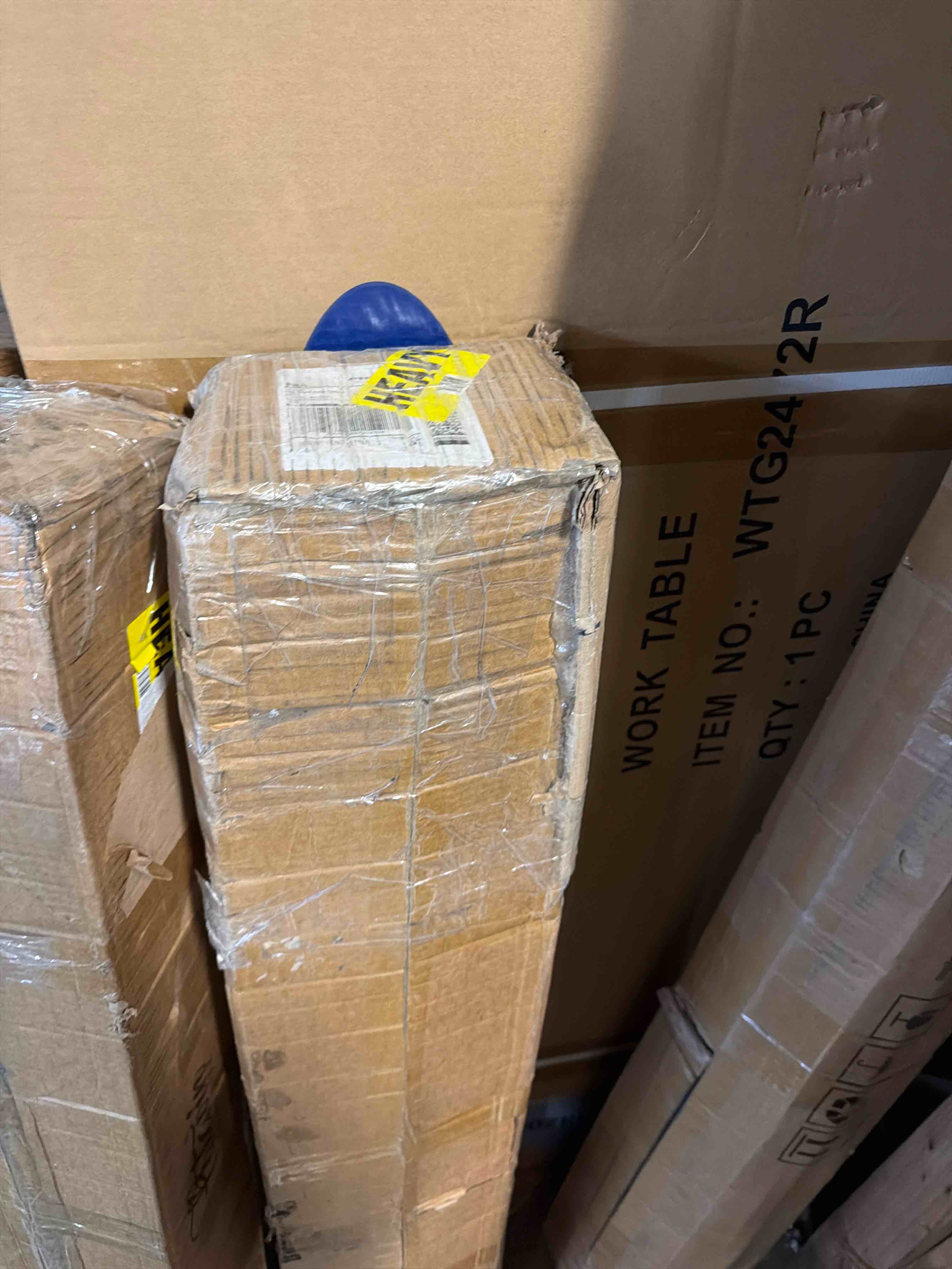 Condition photo showing New/Like New for Iron Stair Balusters 5/8" Round 44" Long - 50-Pack Hollow Wrought Iron Plain Spindles for Classic Indoor Staircases?Satin Black Round Plain 50 pack