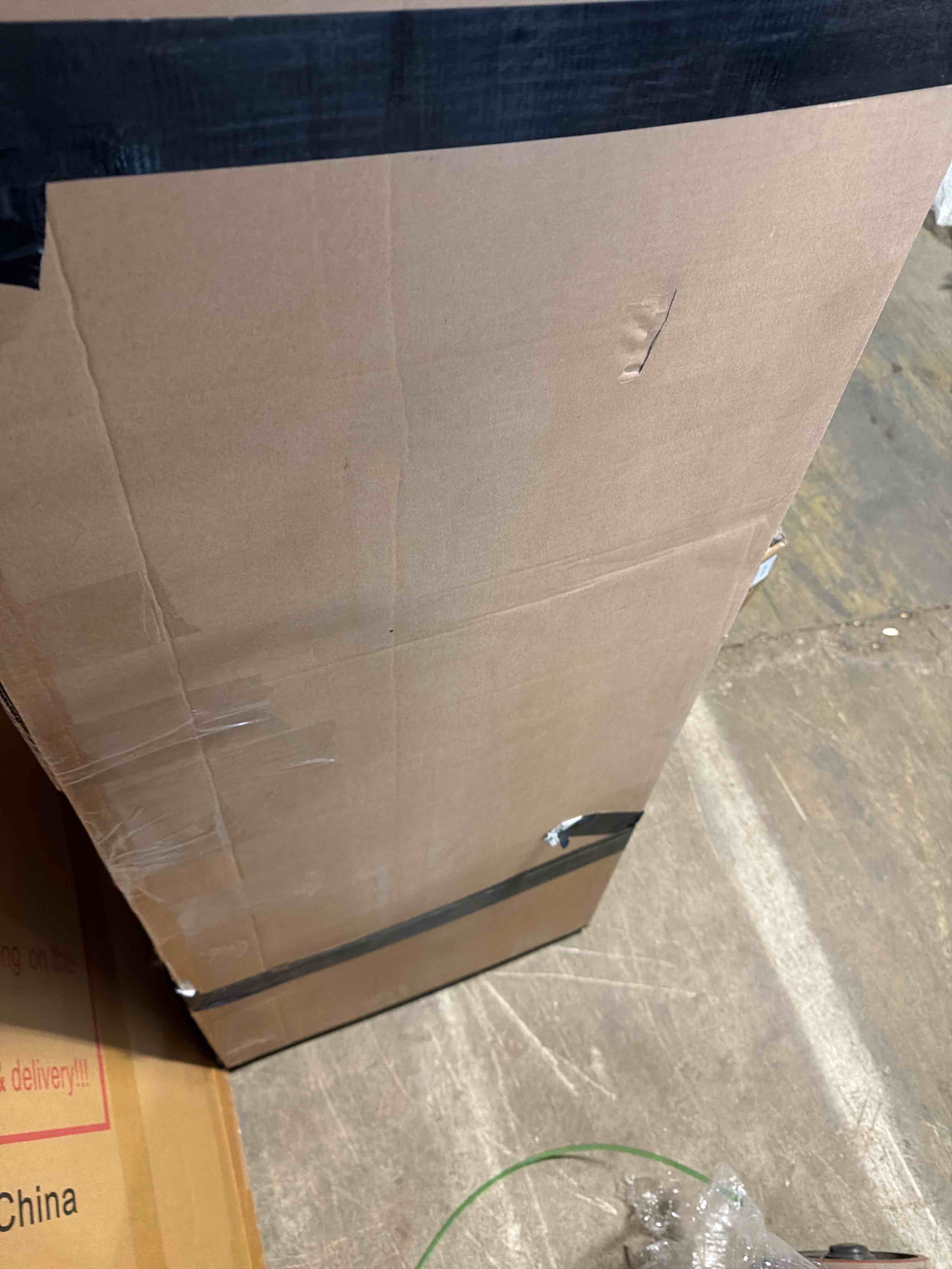 Condition photo showing New/Like New for Queen Bed Frame with Headboard, Bed Frame Queen Size with Sturdy Wooden Slats Support, Platform Frame with Velvet Upholstered Headboard, Mattress Foundation, Easy Assembly, No Box Spring Needed Black Black Queen