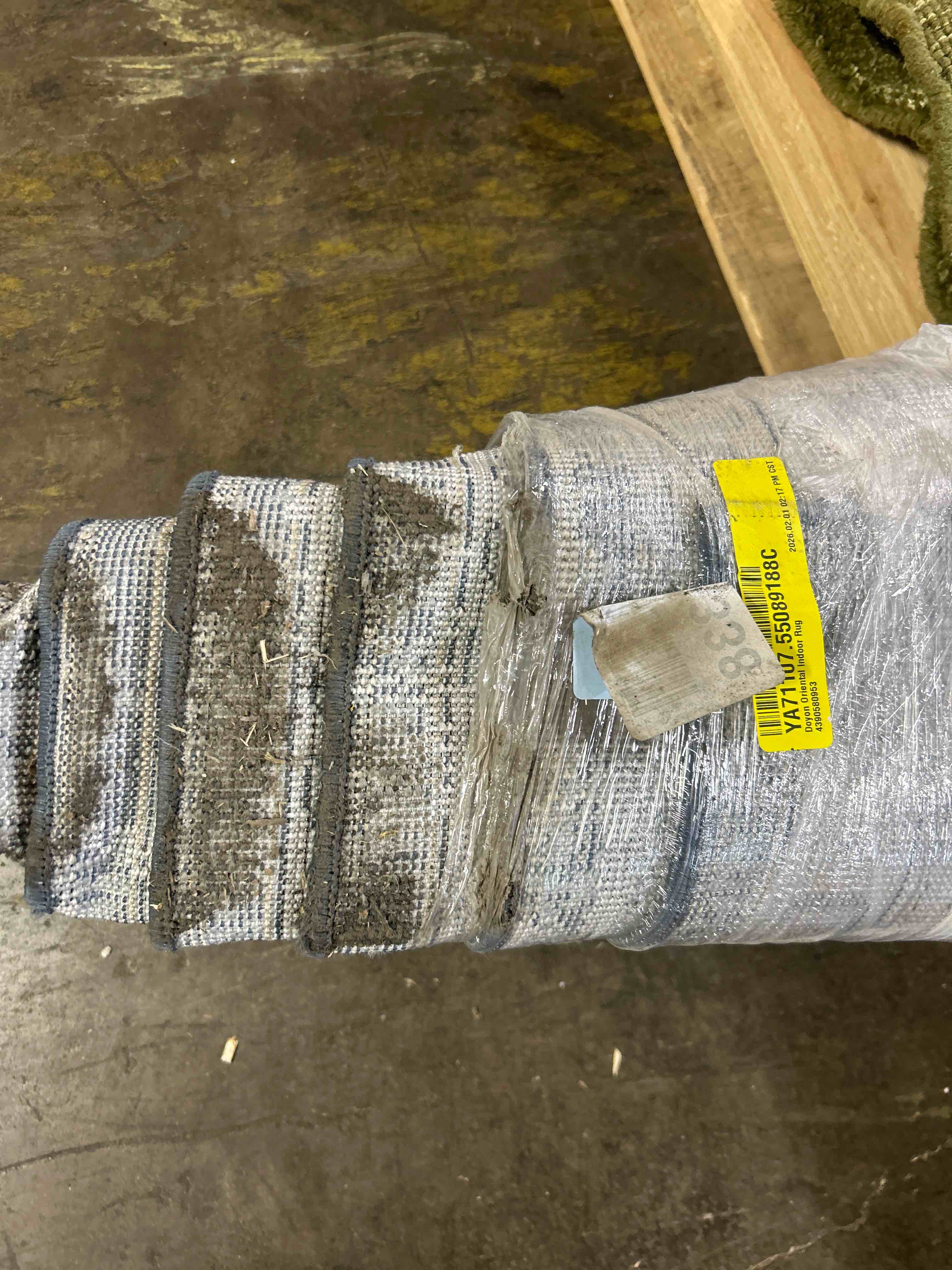 Condition photo showing As Is for Doyon Oriental Indoor Rug 6” by 9”