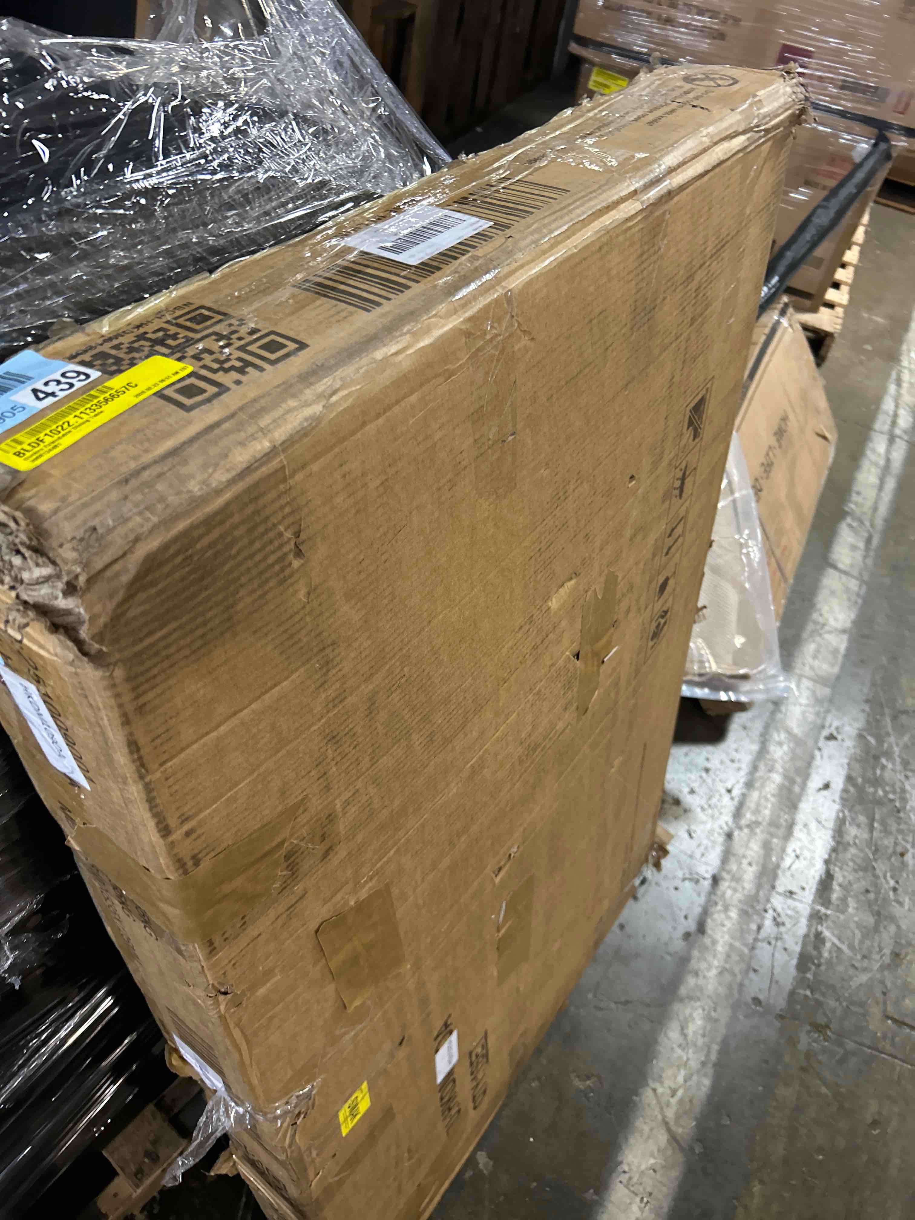 Condition photo showing As Is for Gimora Extendable Dining Table(Table top only)